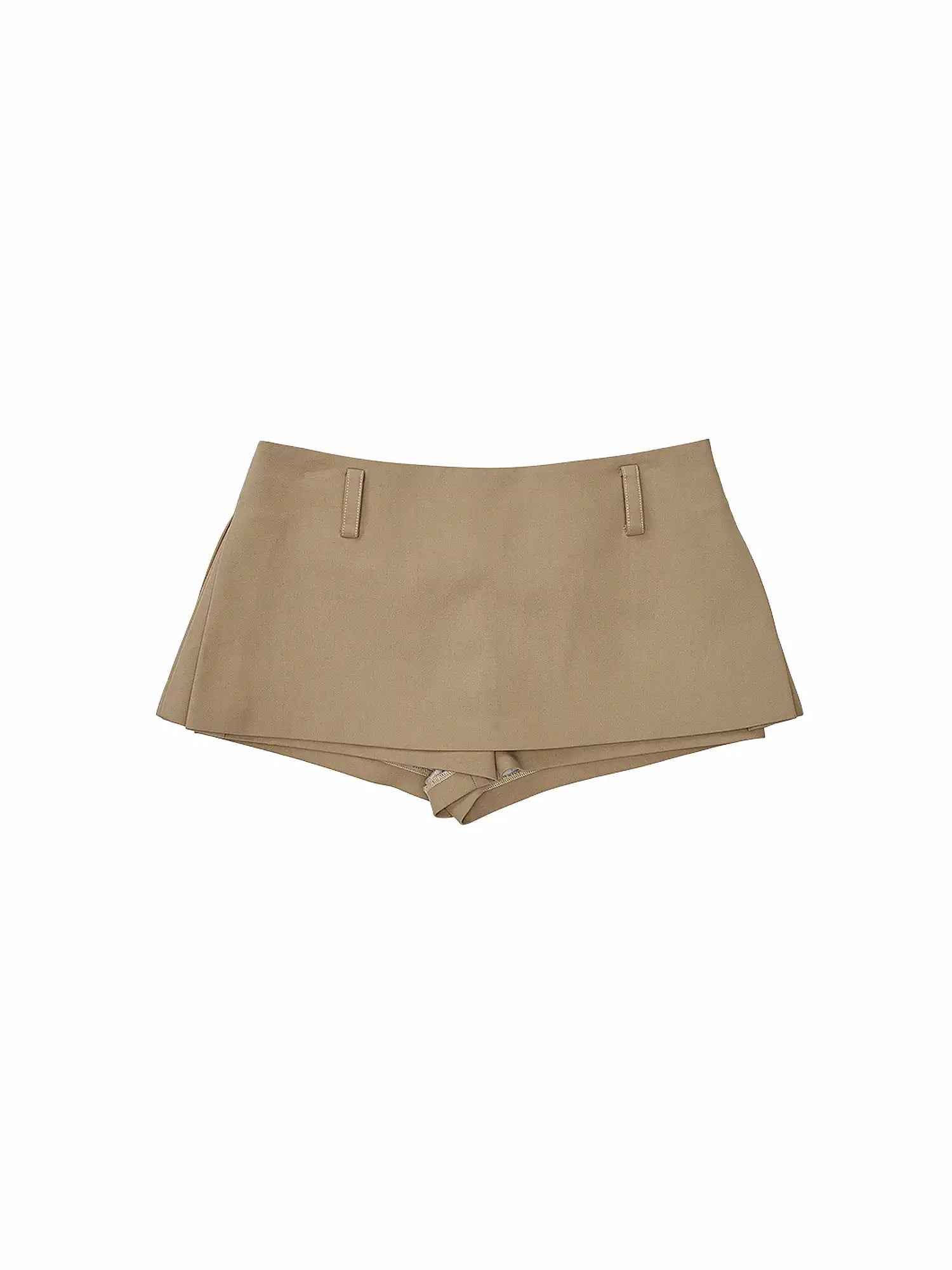 1Jinn Studio Twill Low Rise Trench Mini Skirt | Canton Collective