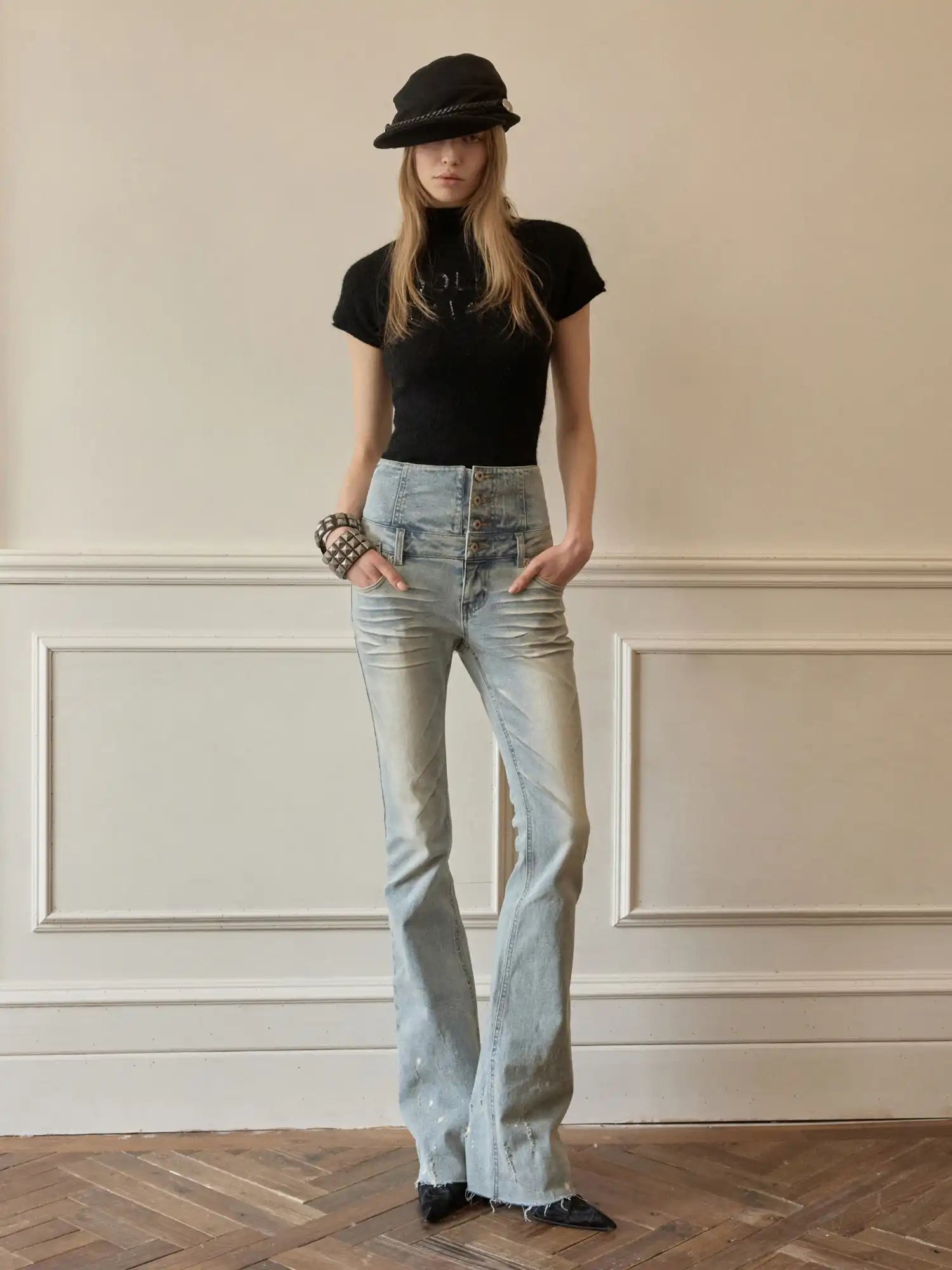 1Jinn Studio Valentine Sequin Short Sleeve Sweater Top | Canton Collective