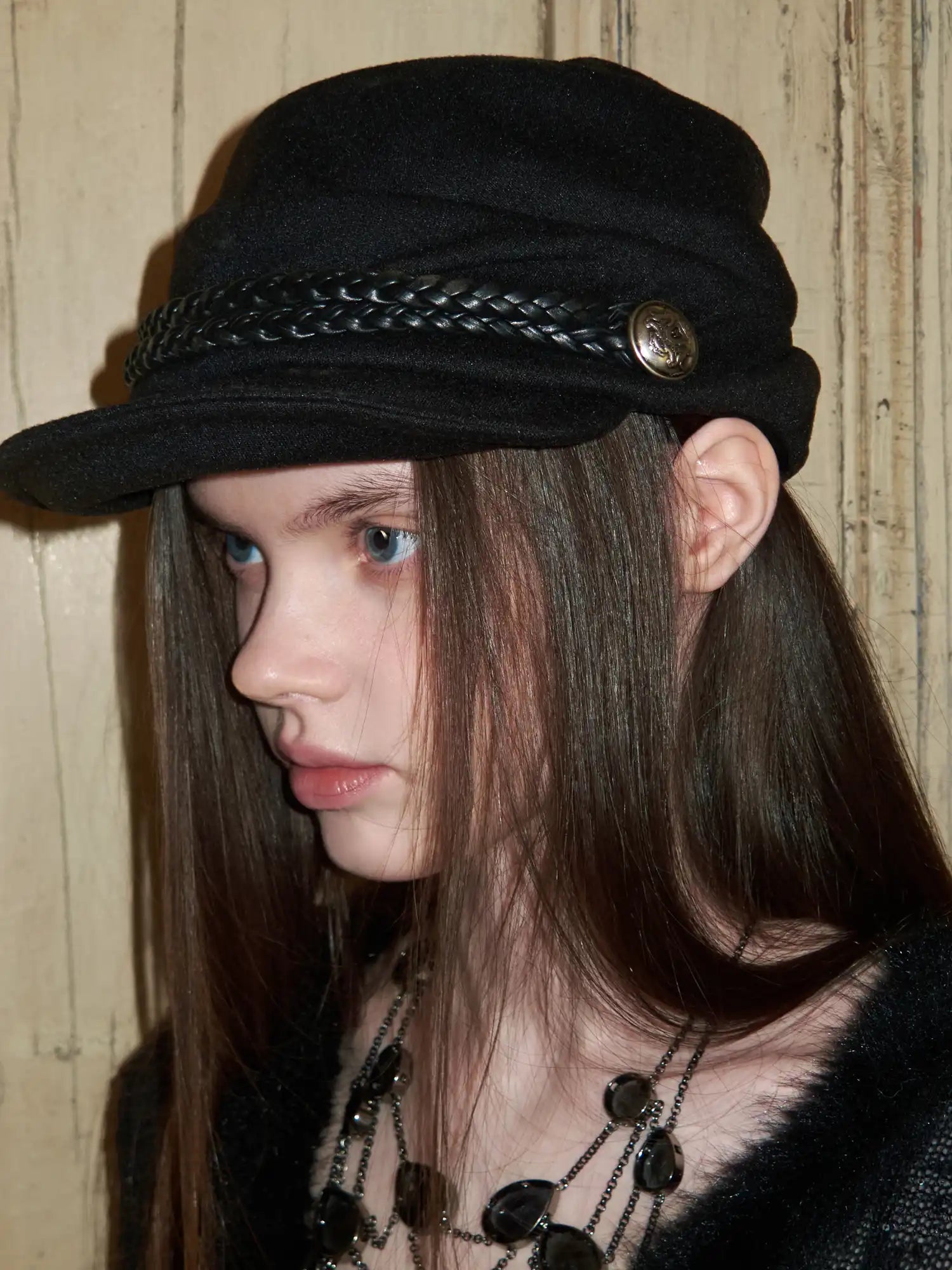 1Jinn Studio Vintage British Court Braided Newsboy Hat | Canton Collective