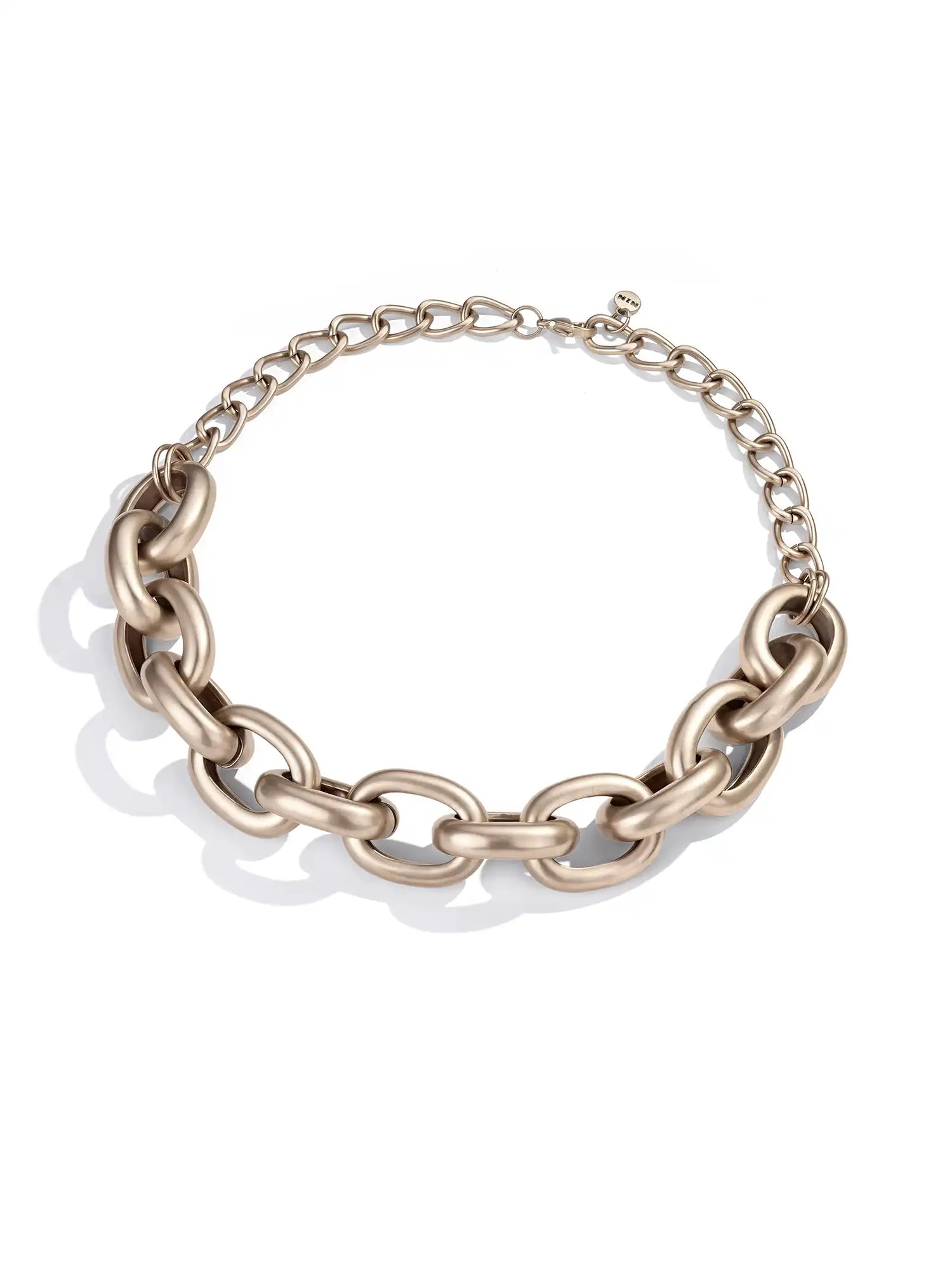 1Jinn M2M Vintage Chunky Oxidized Link Choker Necklace | Canton Collective