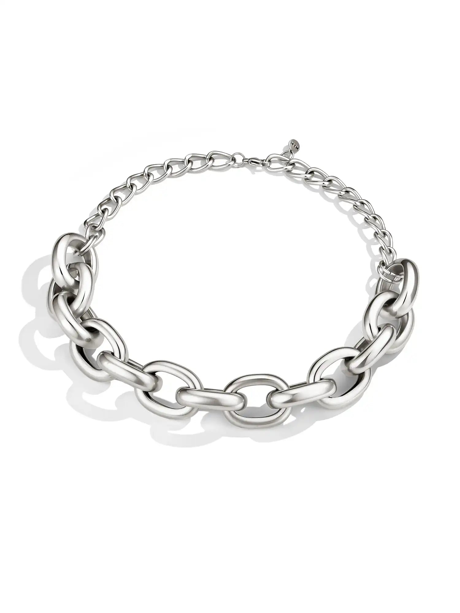 1Jinn M2M Vintage Chunky Oxidized Link Choker Necklace | Canton Collective