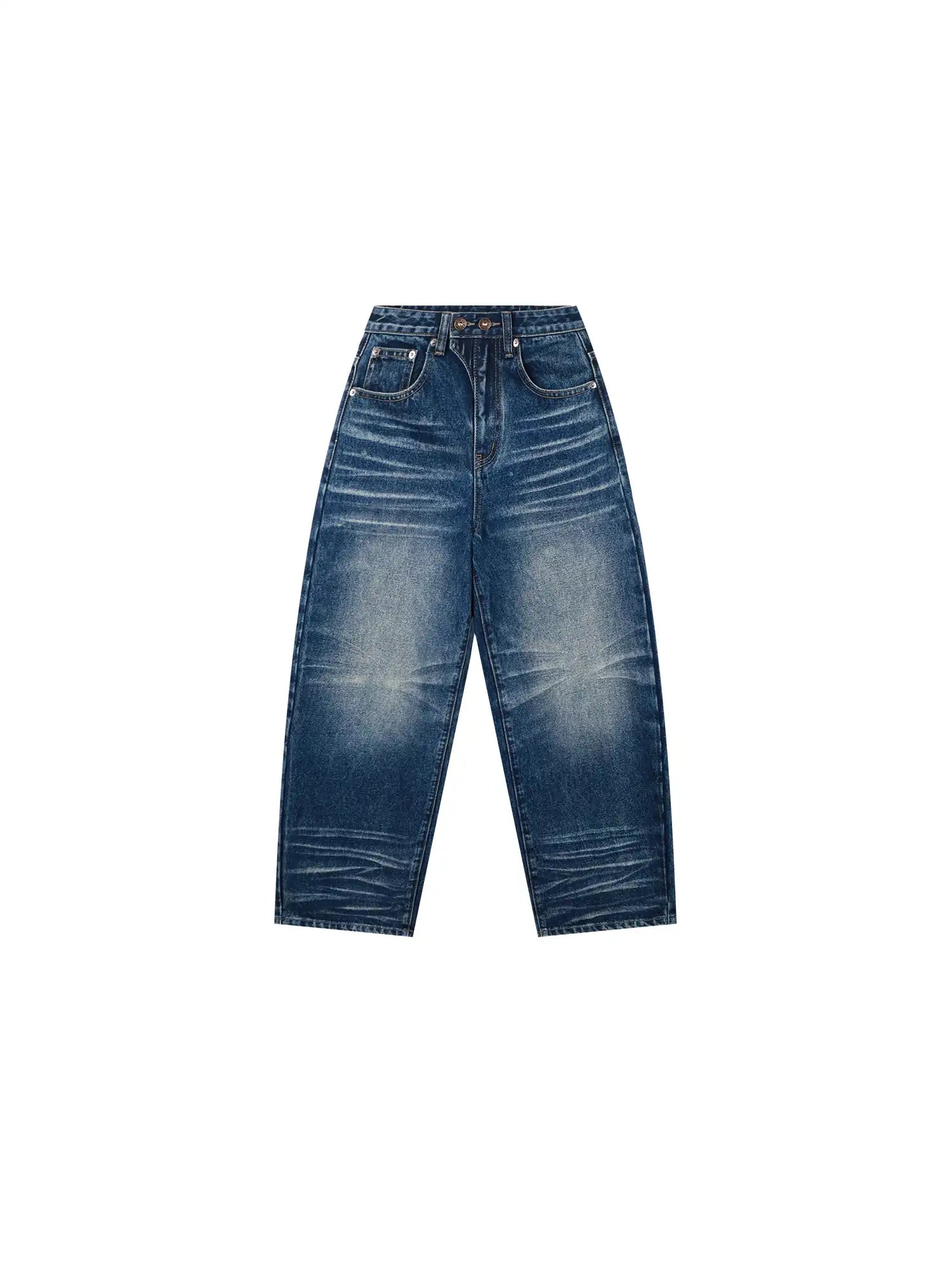 Deleteex Vintage Double-Button Fly Curved Jeans | Canton Collective