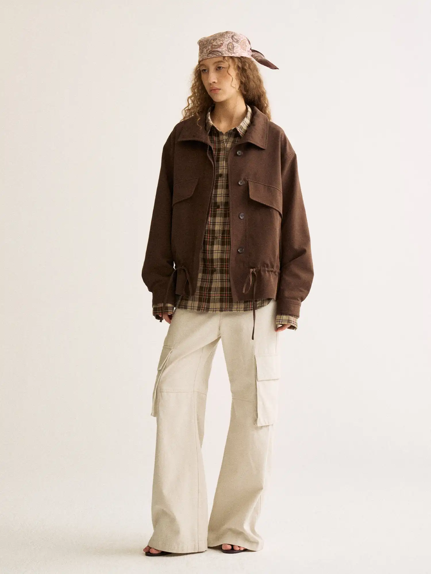 FirstFloor Vintage Drawstring Bomber Jacket | Canton Collective