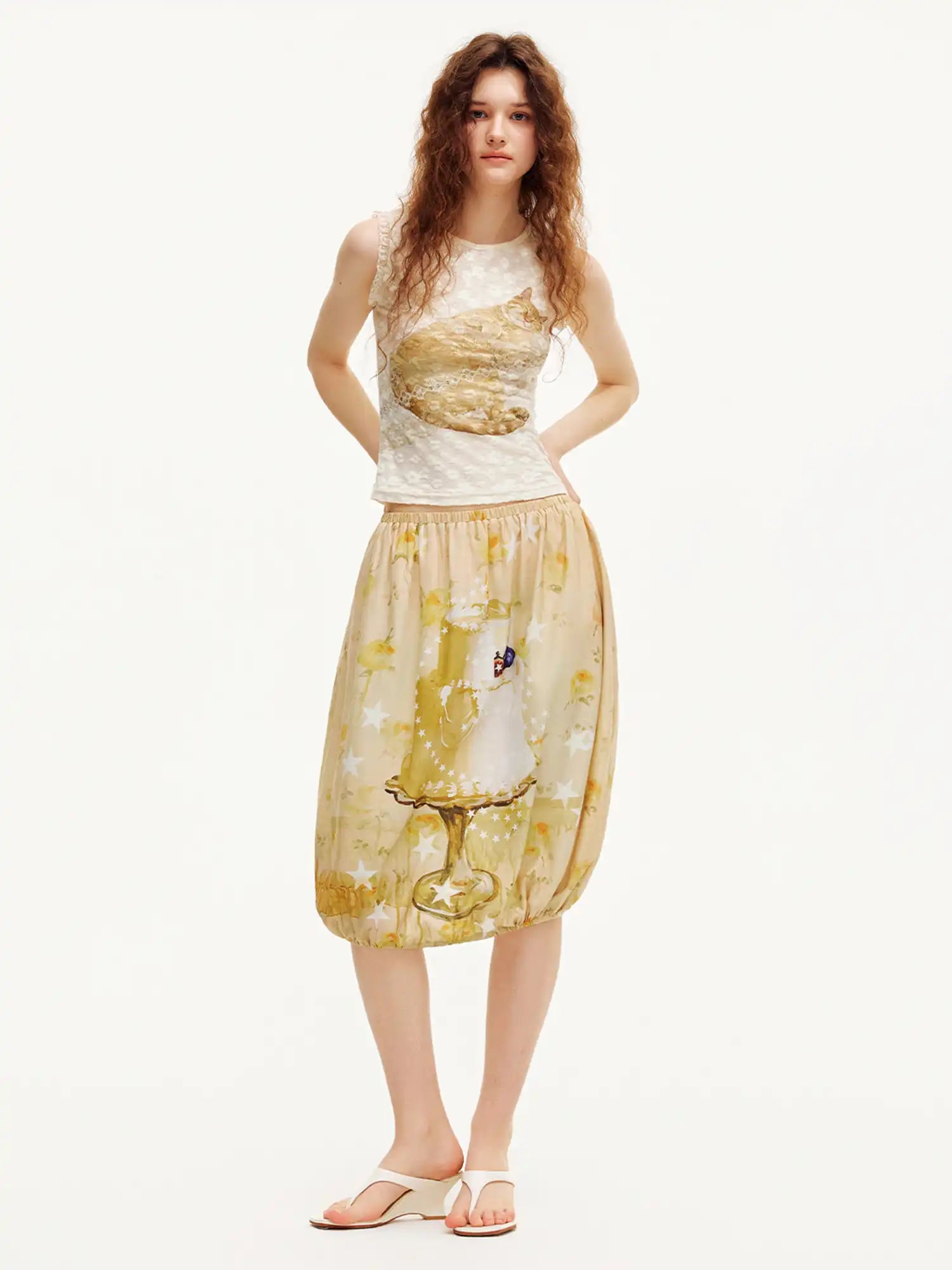Outtheblue Vintage Drawstring Bubble Skirt | Canton Collective