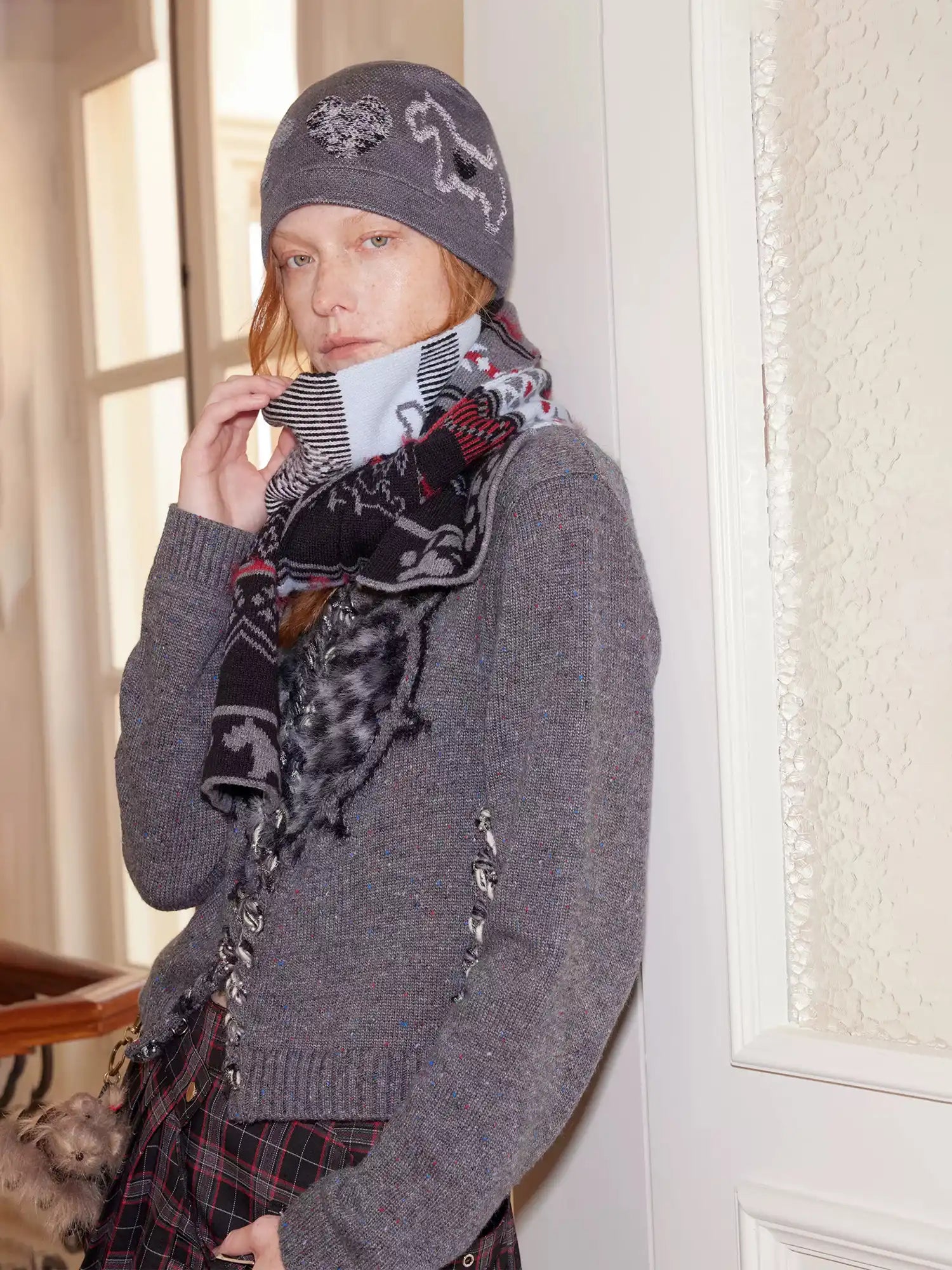 2th Desire Vintage Fair Isle Wool Blend Scarf | Canton Collective
