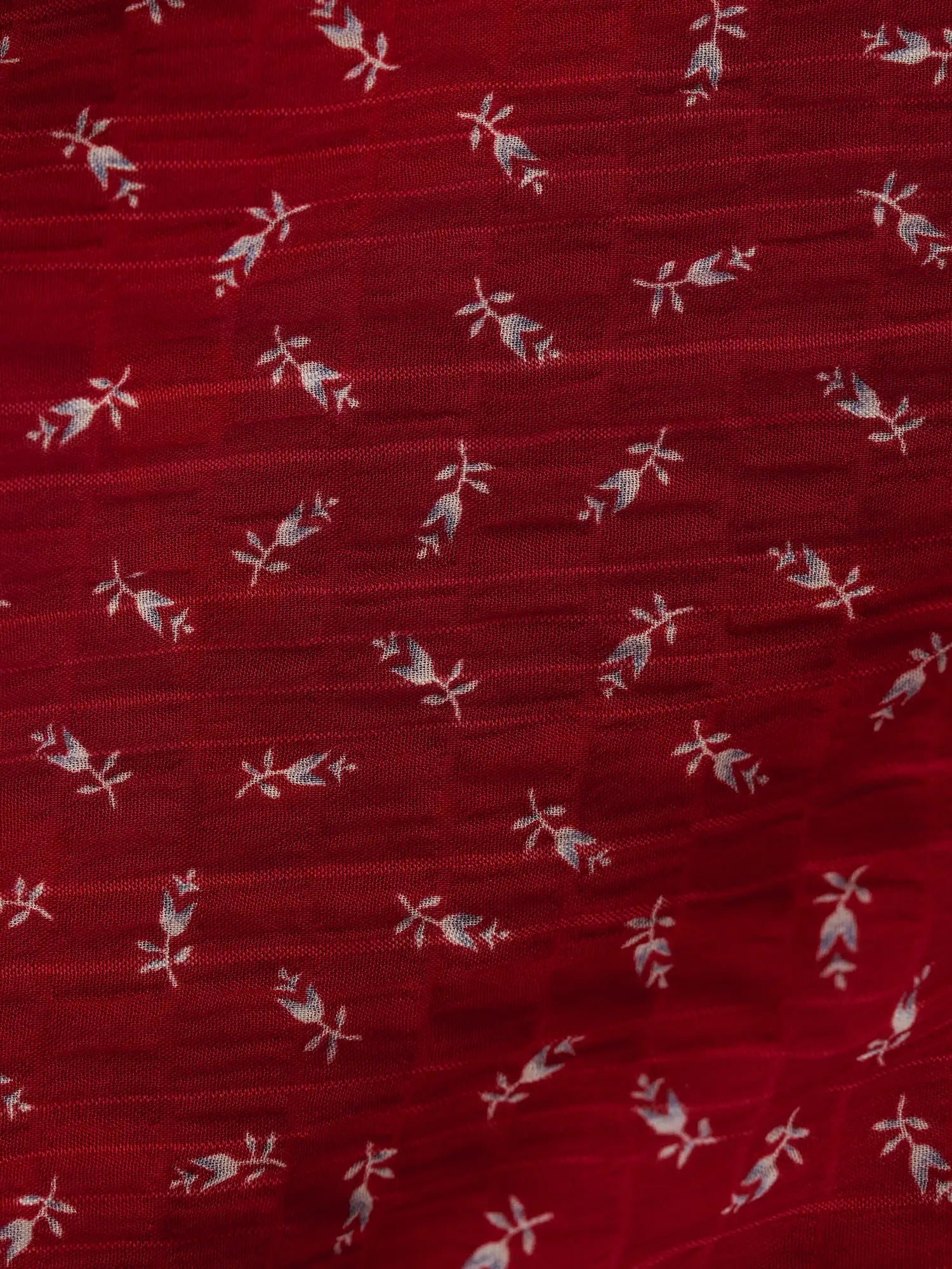 MAMC Vintage Floral Red Bubble Hem Mini Dress | Canton Collective
