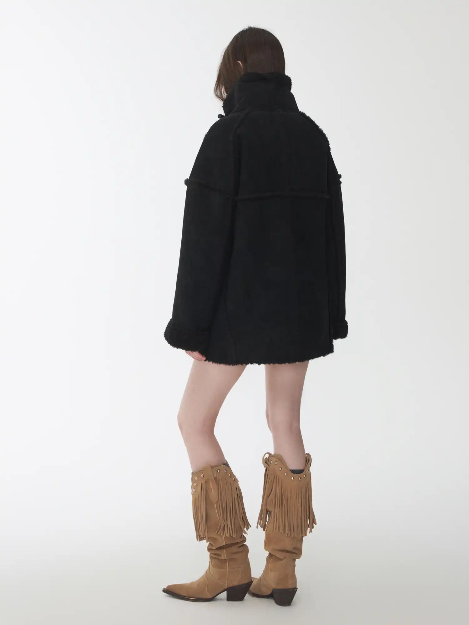 1Jinn Studio Vintage Shearling Toggle Coat | Canton Collective
