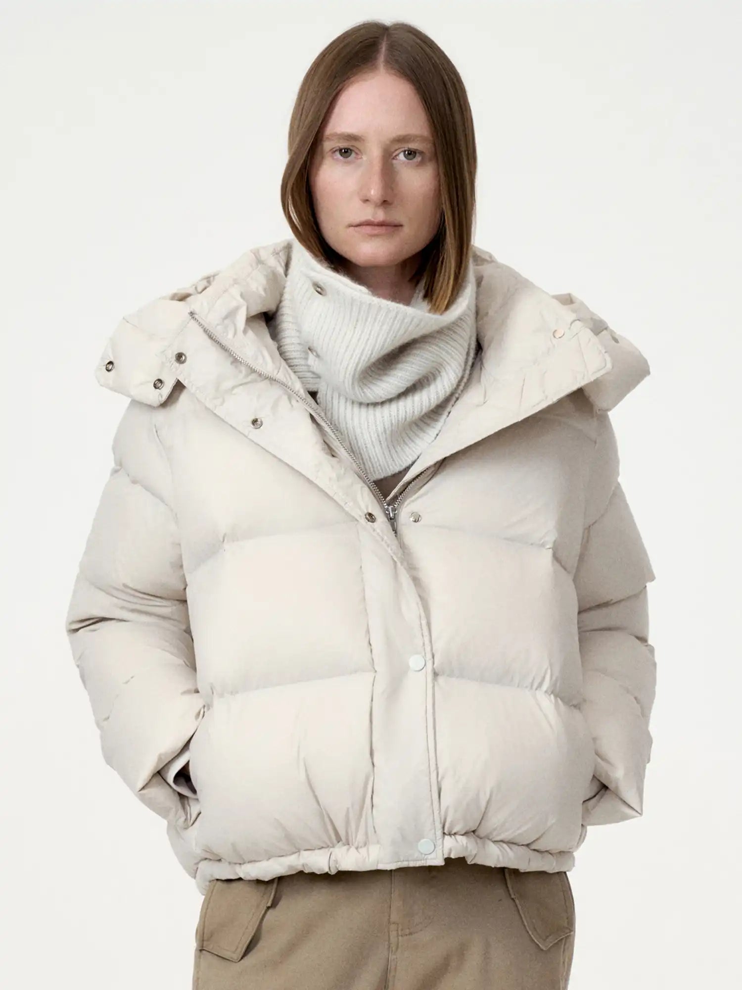 FIRST FLOOR Warm Short Puffer Jacket | Canton Collective