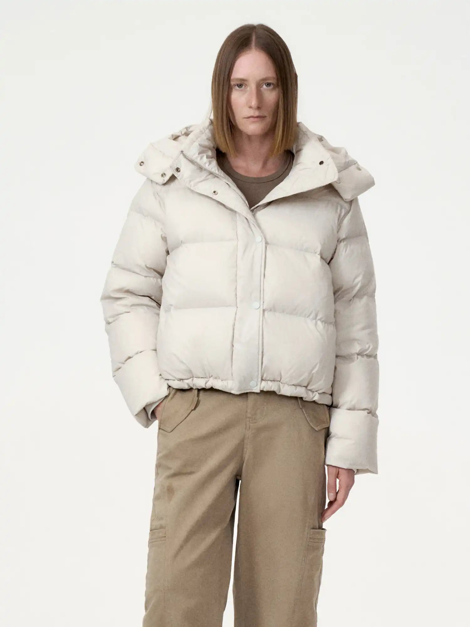 FIRST FLOOR Warm Short Puffer Jacket | Canton Collective