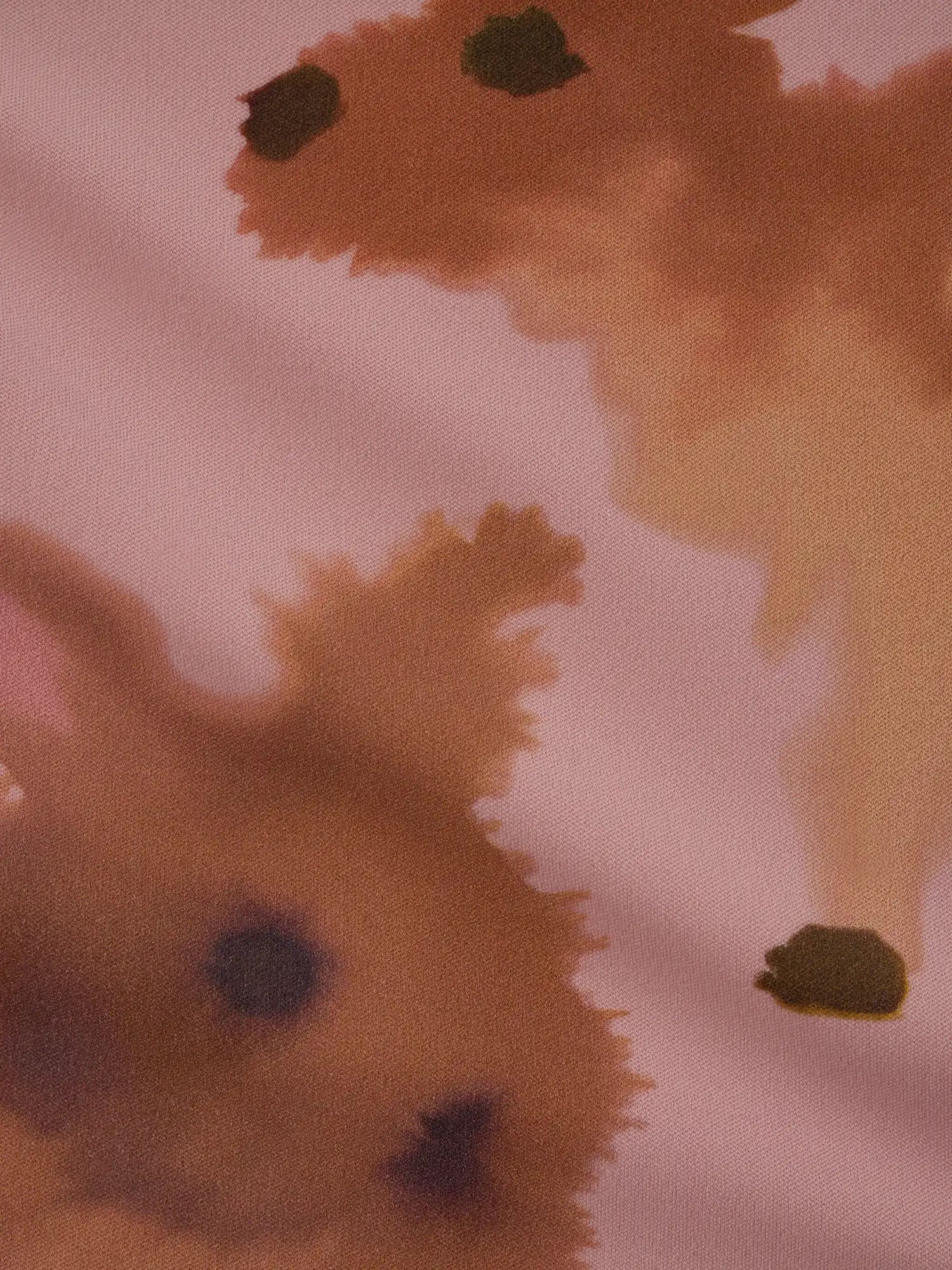 MAMC Watercolor Animal Prints Pink Halter Top | Canton Collective