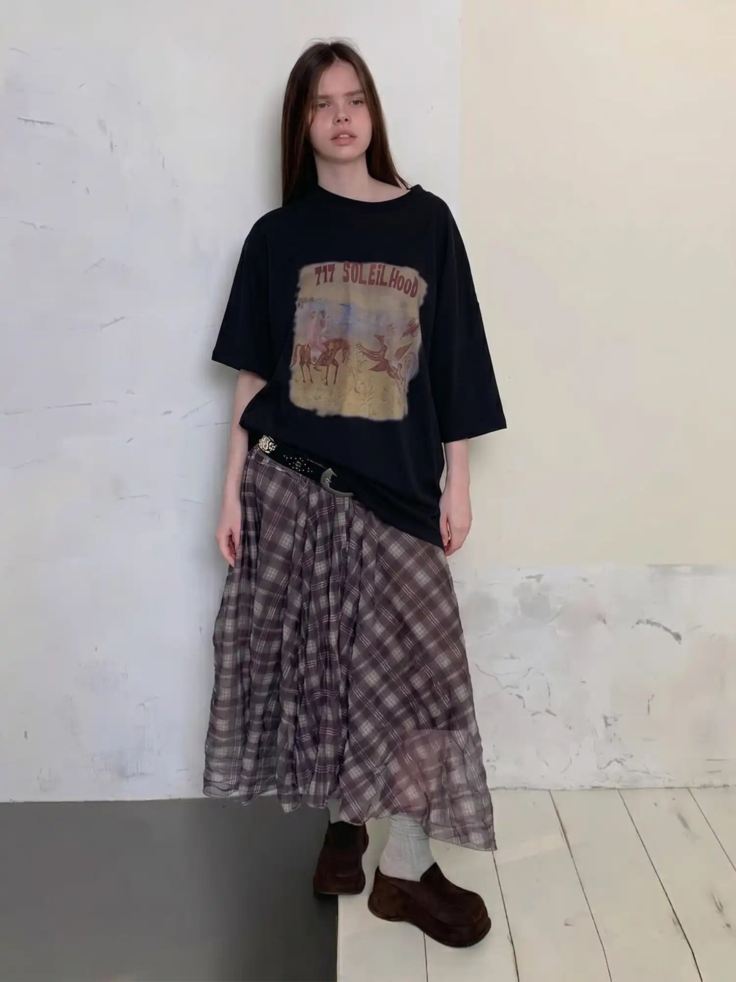 CantonCollective Design Western Graphic Oversized Cotton T-Shirt | Canton Collective