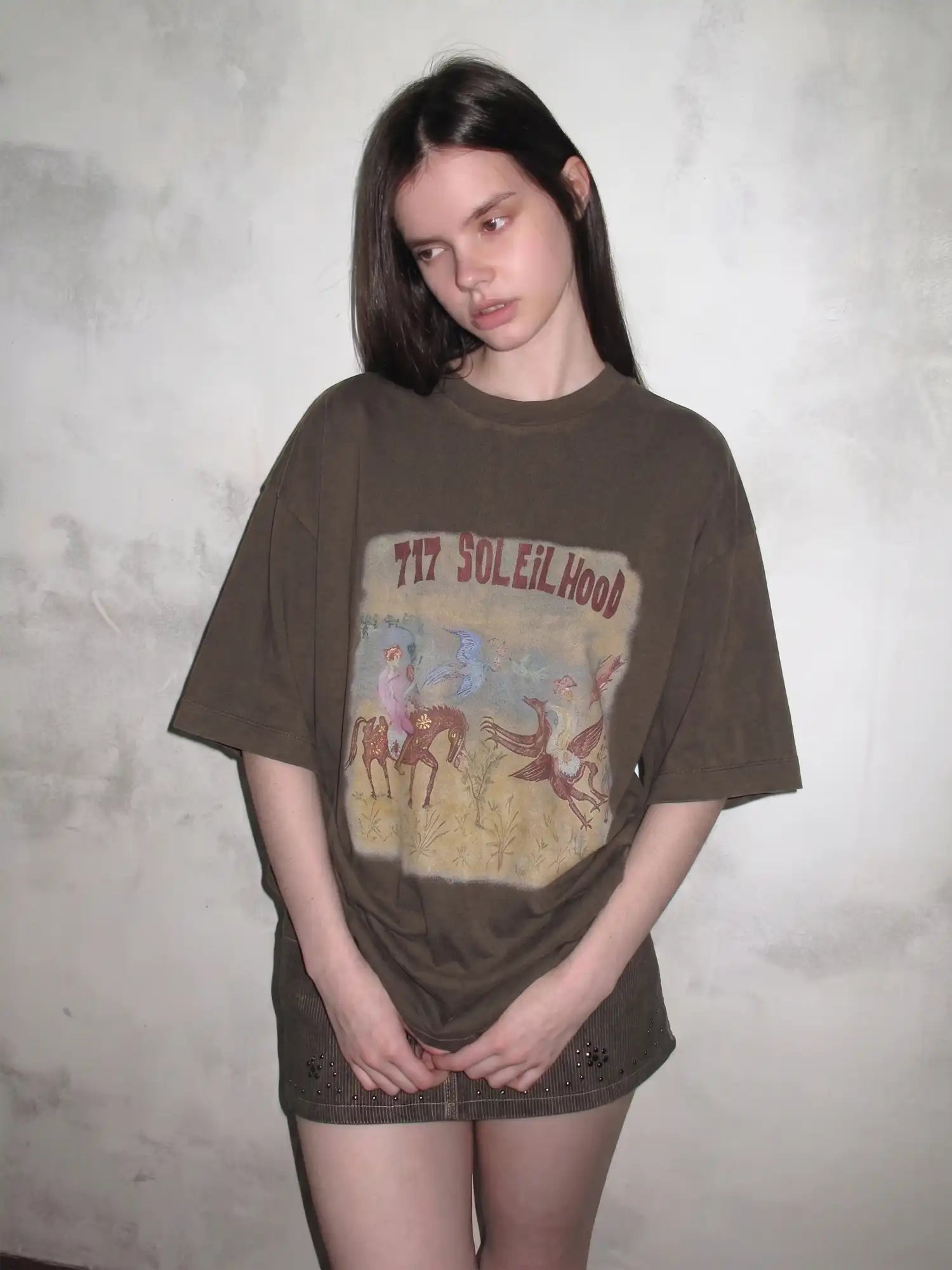 CantonCollective Design Western Graphic Oversized Cotton T-Shirt | Canton Collective