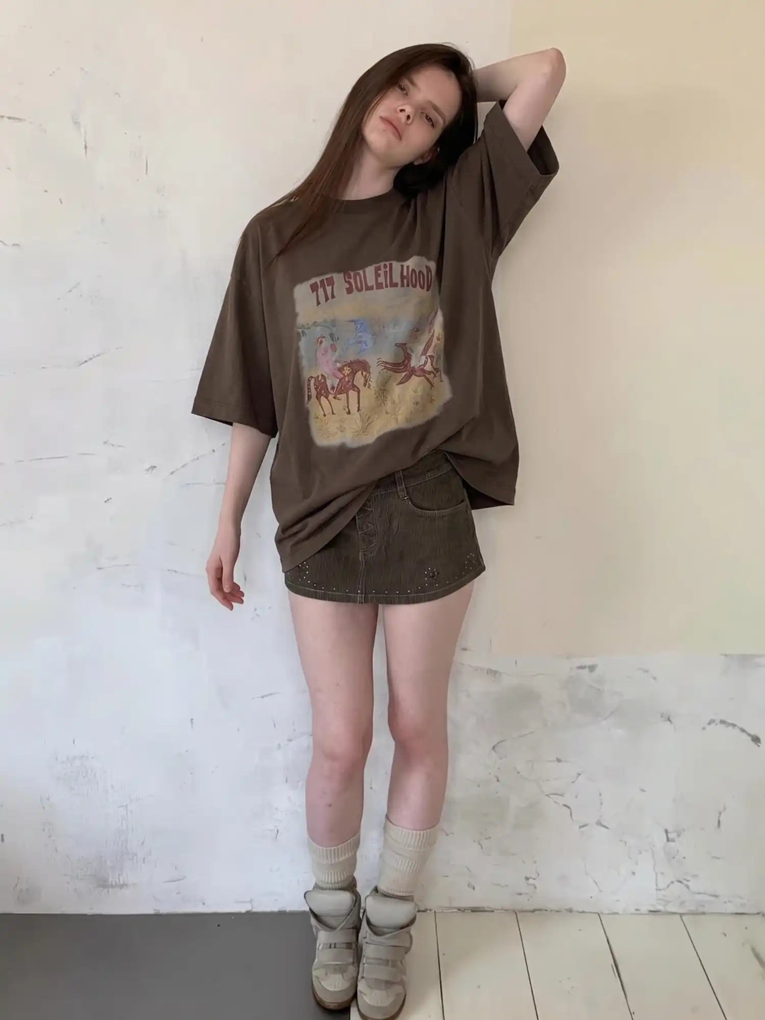 CantonCollective Design Western Graphic Oversized Cotton T-Shirt | Canton Collective