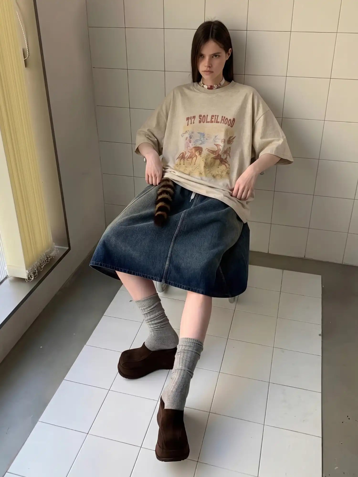 CantonCollective Design Western Graphic Oversized Cotton T-Shirt | Canton Collective