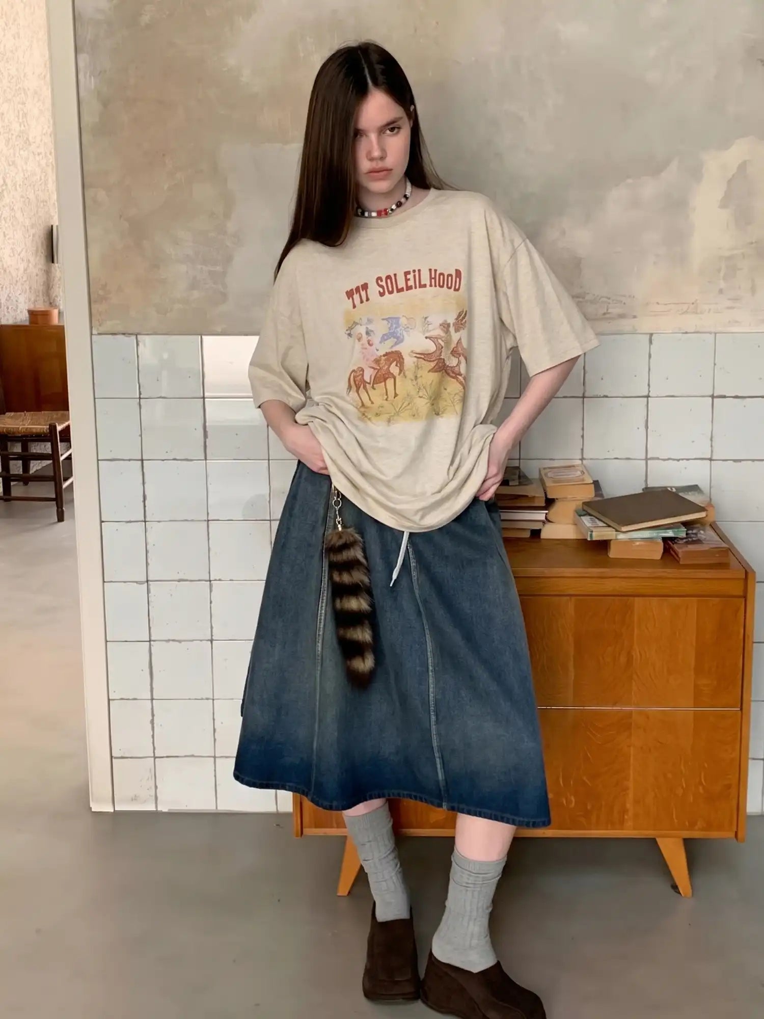 CantonCollective Design Western Graphic Oversized Cotton T-Shirt | Canton Collective