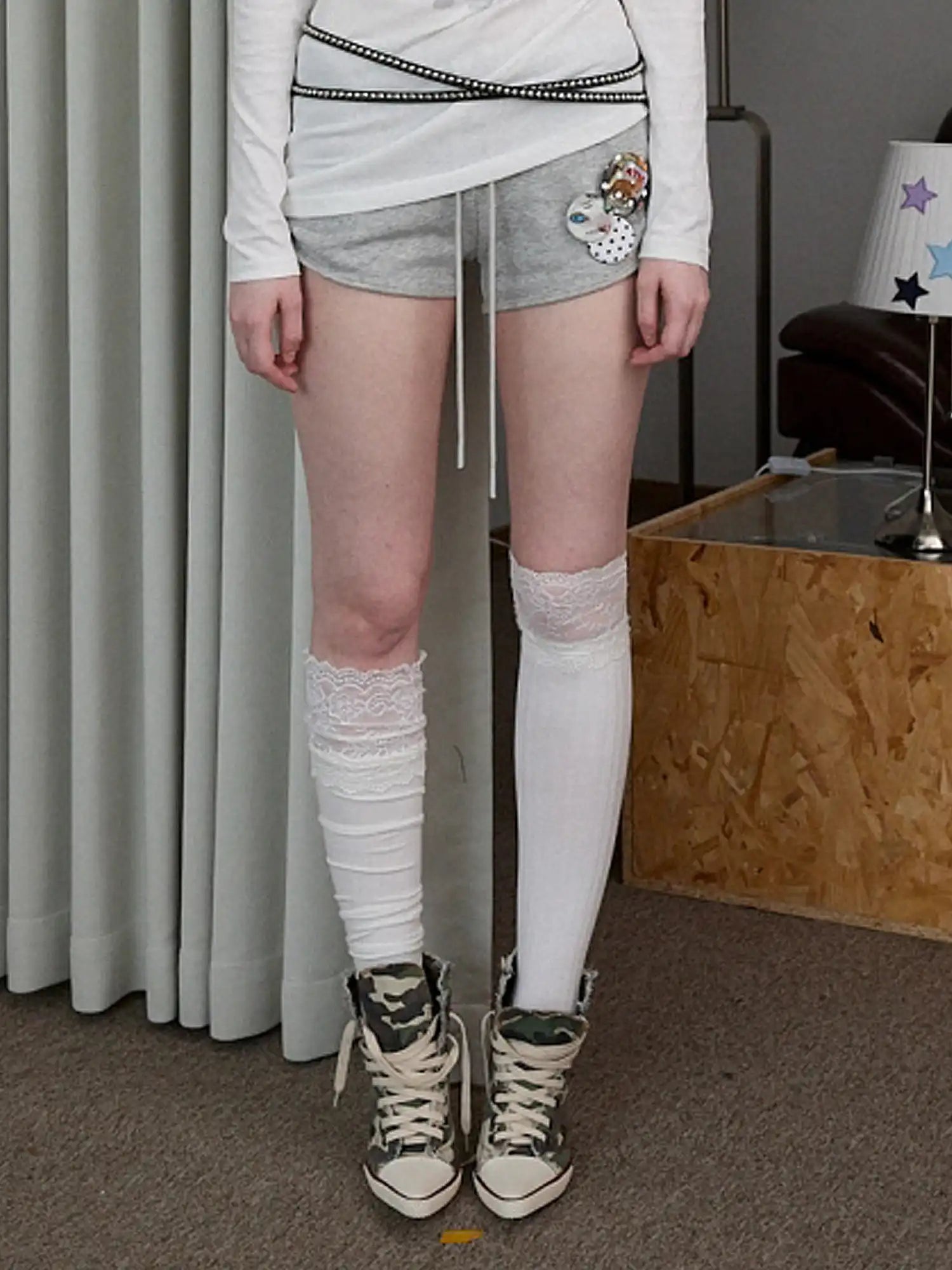1Jinn Studio Women's Animal Badge Sweatshorts | Canton Collective