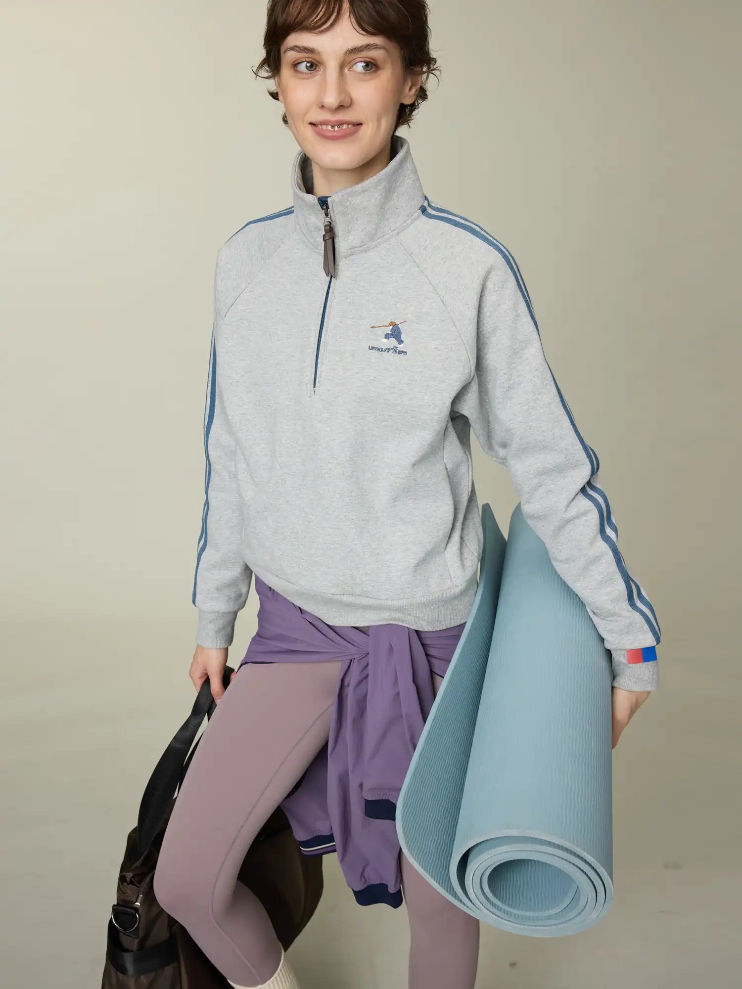 UMAMIISM Women's Half Zip Sweatshirt | Canton Collective