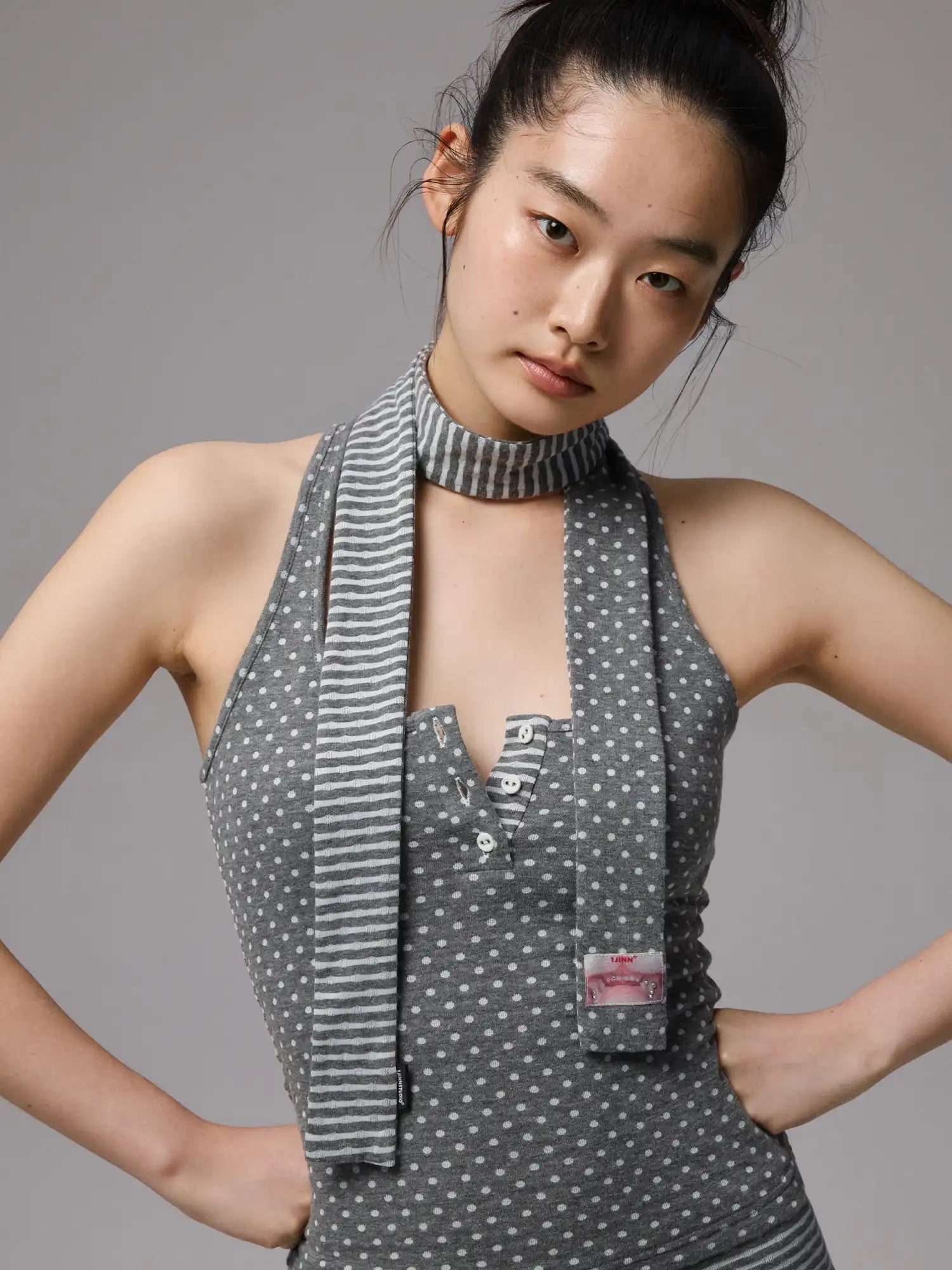 1Jinn Studio Women's Reversible Pattern Scarf | Canton Collective