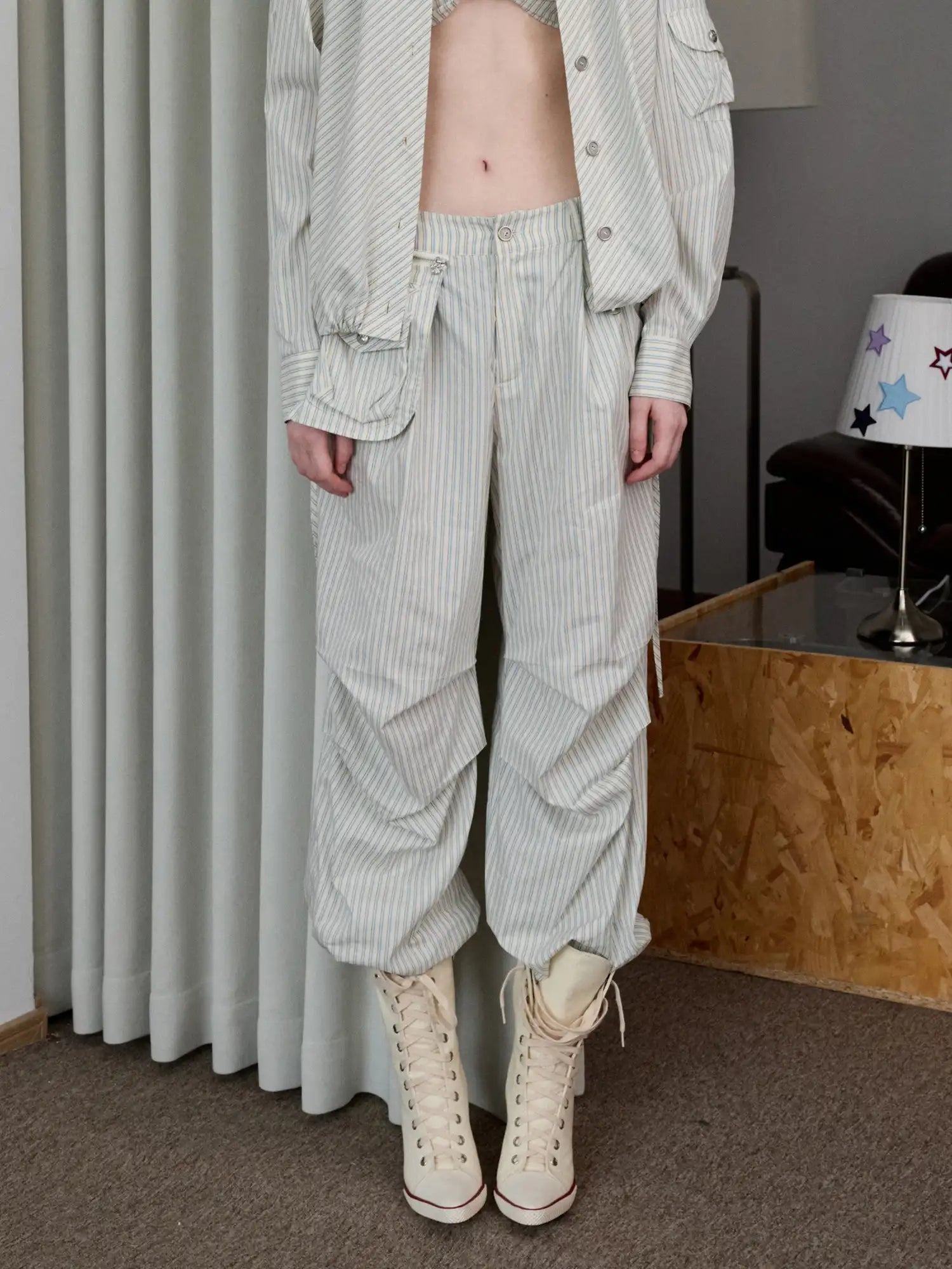 1Jinn Studio Women's Workwear Stripe Pants | Canton Collective
