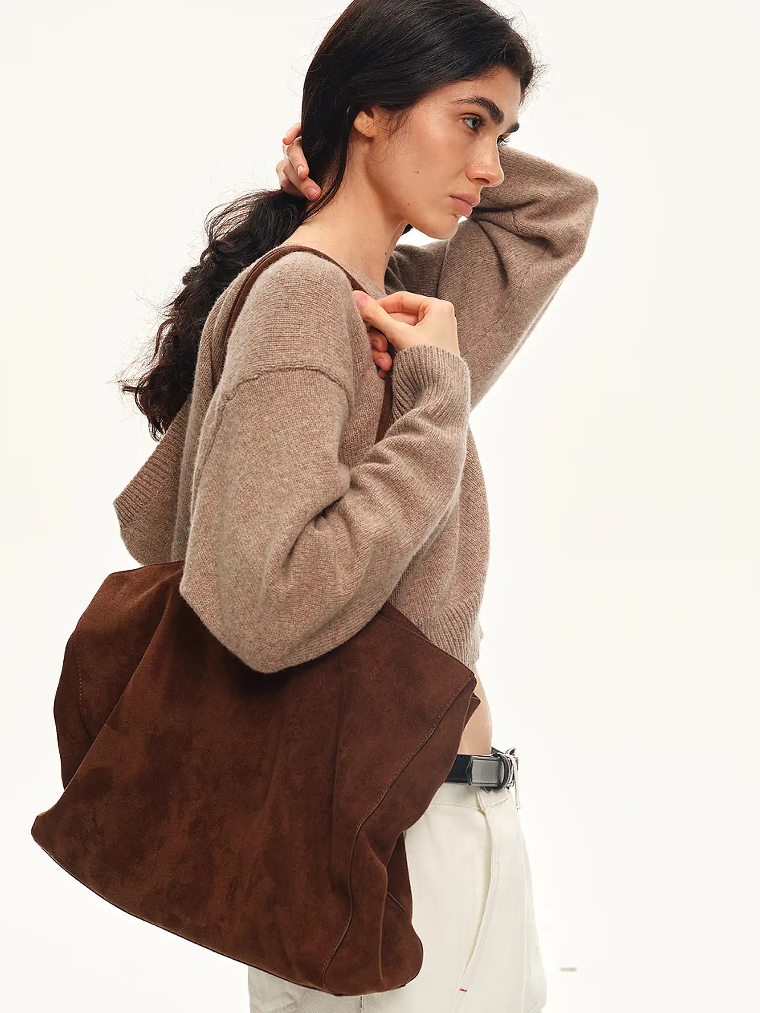 Muse Naps Wood Hooded V Neck Sweater | Canton Collective