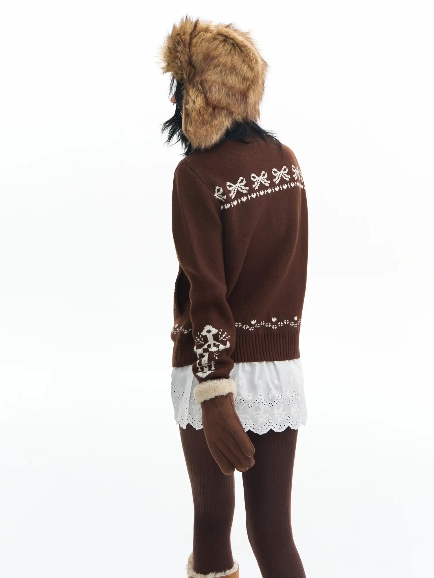 Deleteex Wool Baseball Cardigan | Canton Collective
