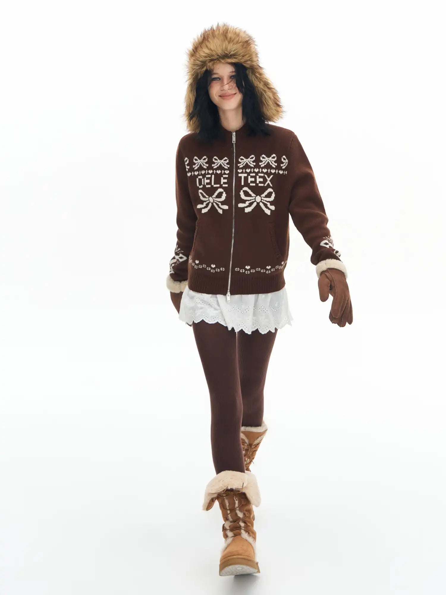 Deleteex Wool Baseball Cardigan | Canton Collective