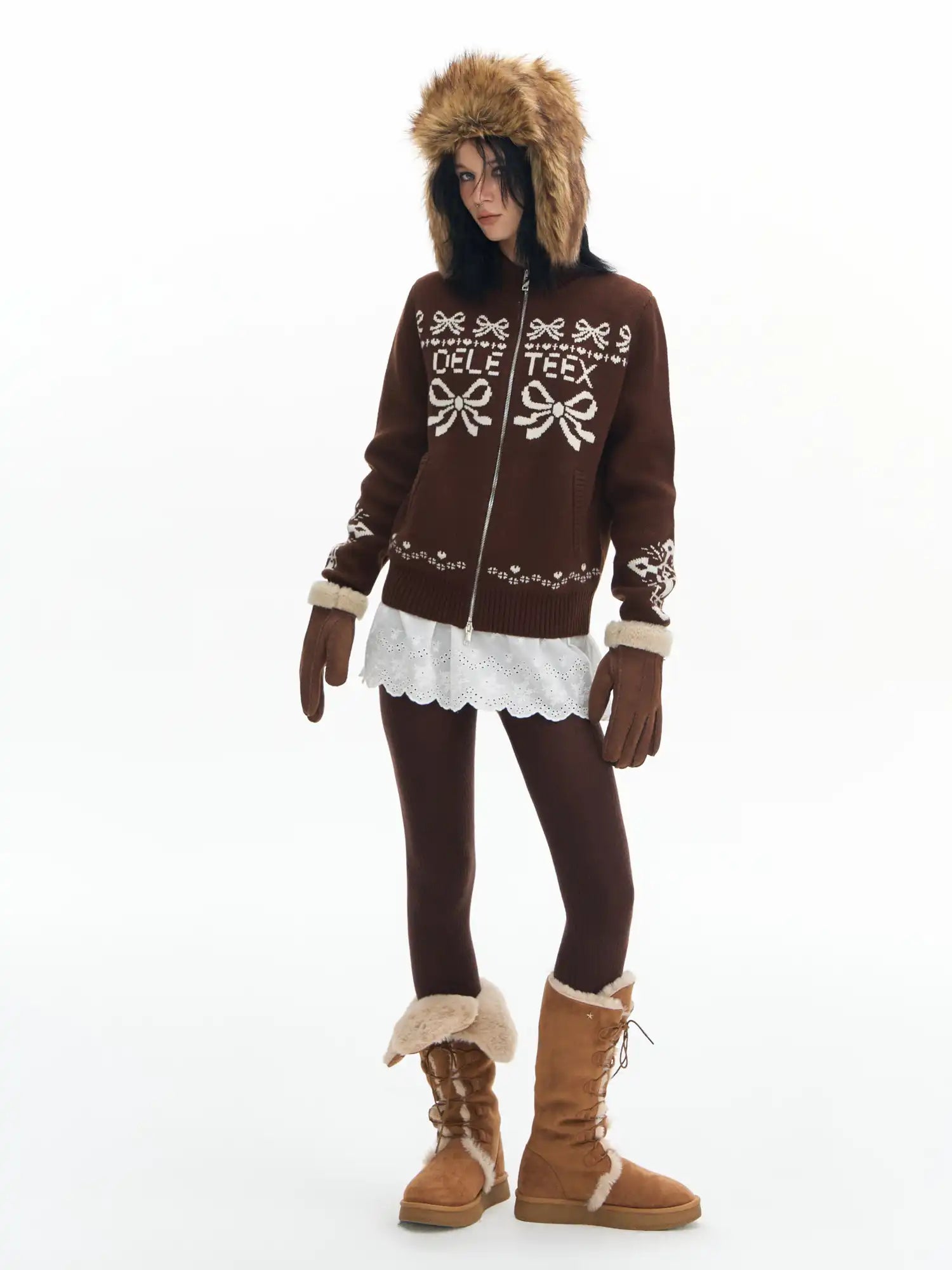 Deleteex Wool Baseball Cardigan | Canton Collective