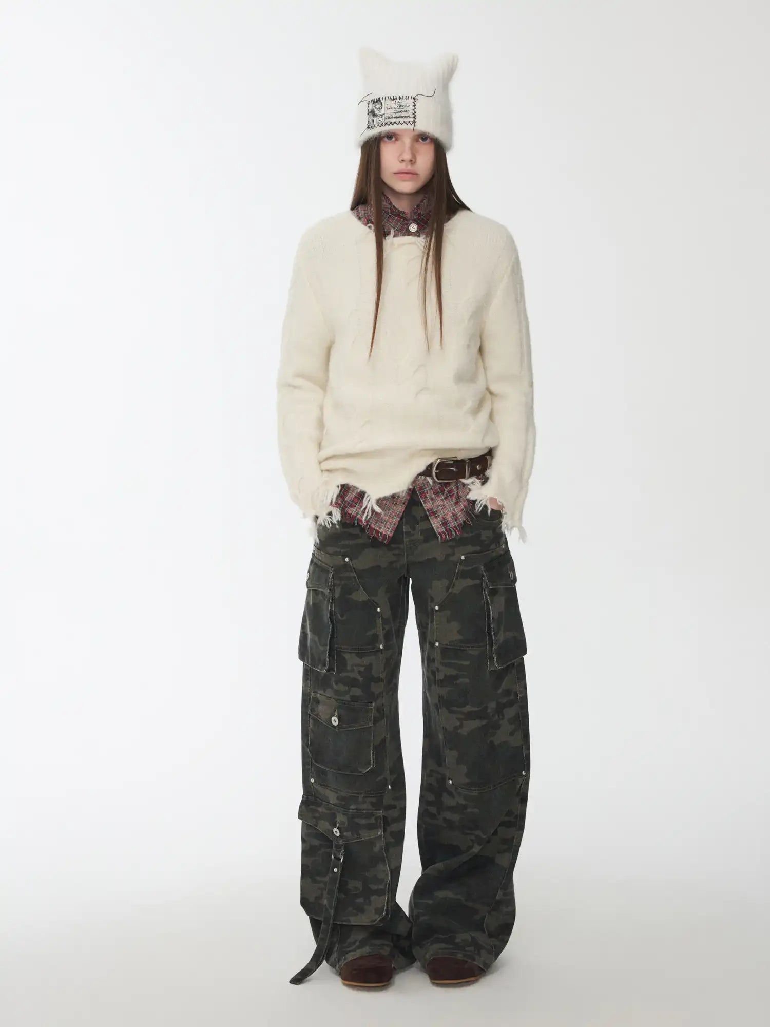 1Jinn Studio Wool Frayed Sweater | Canton Collective