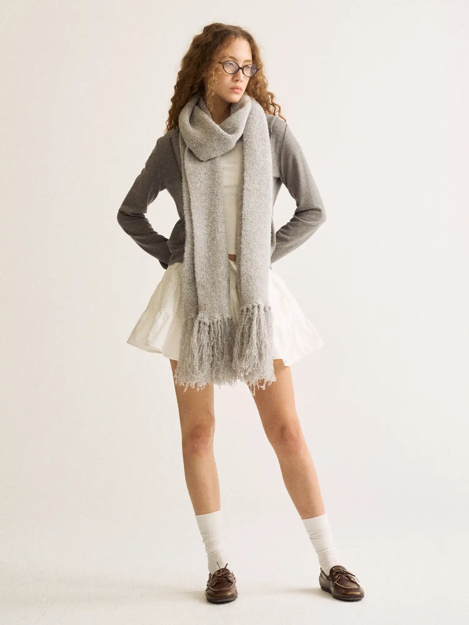 FirstFloor Wool Fringe Scarf | Canton Collective