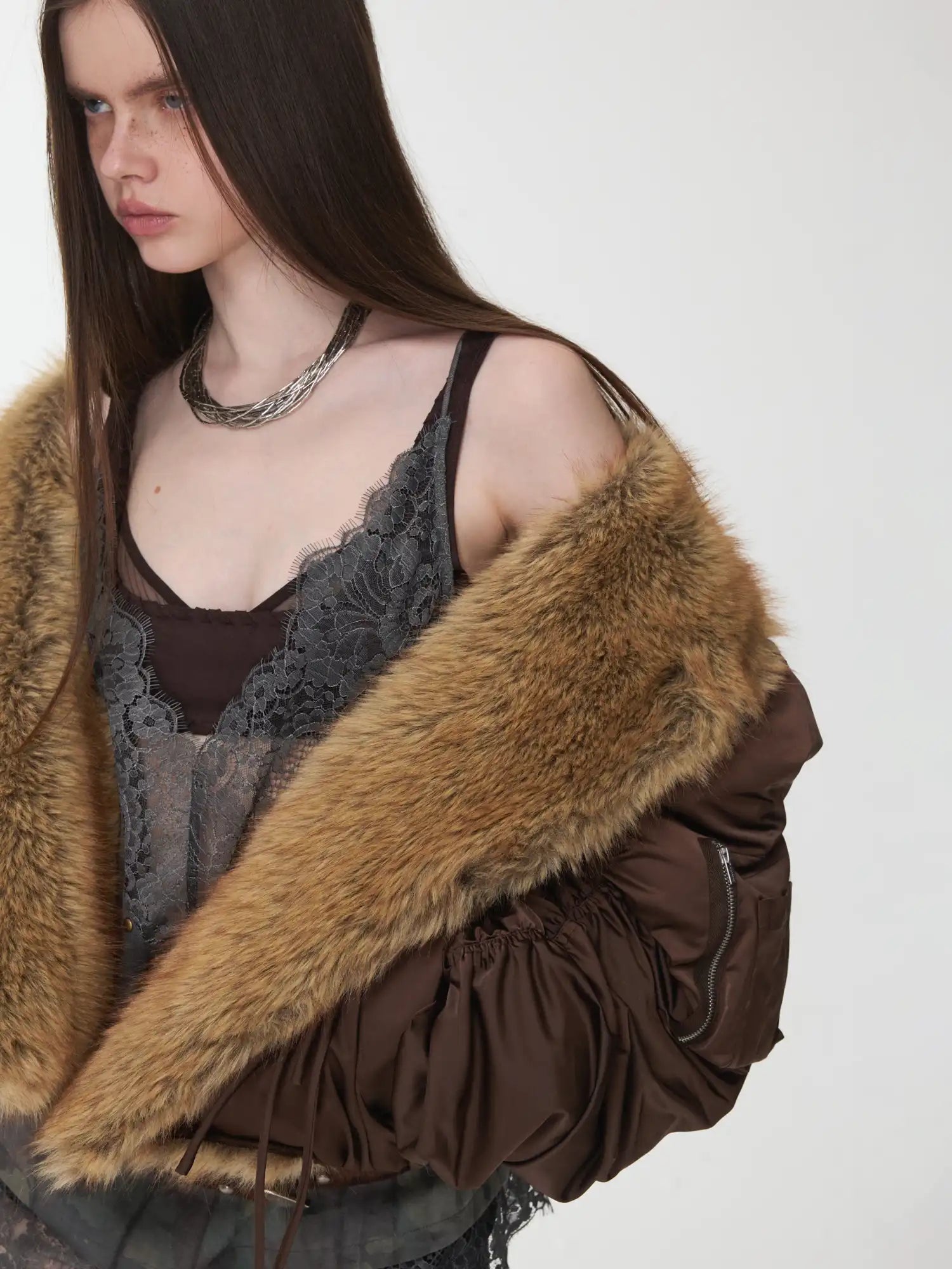 1Jinn Studio Workwear Style Fur Jacket | Canton Collective