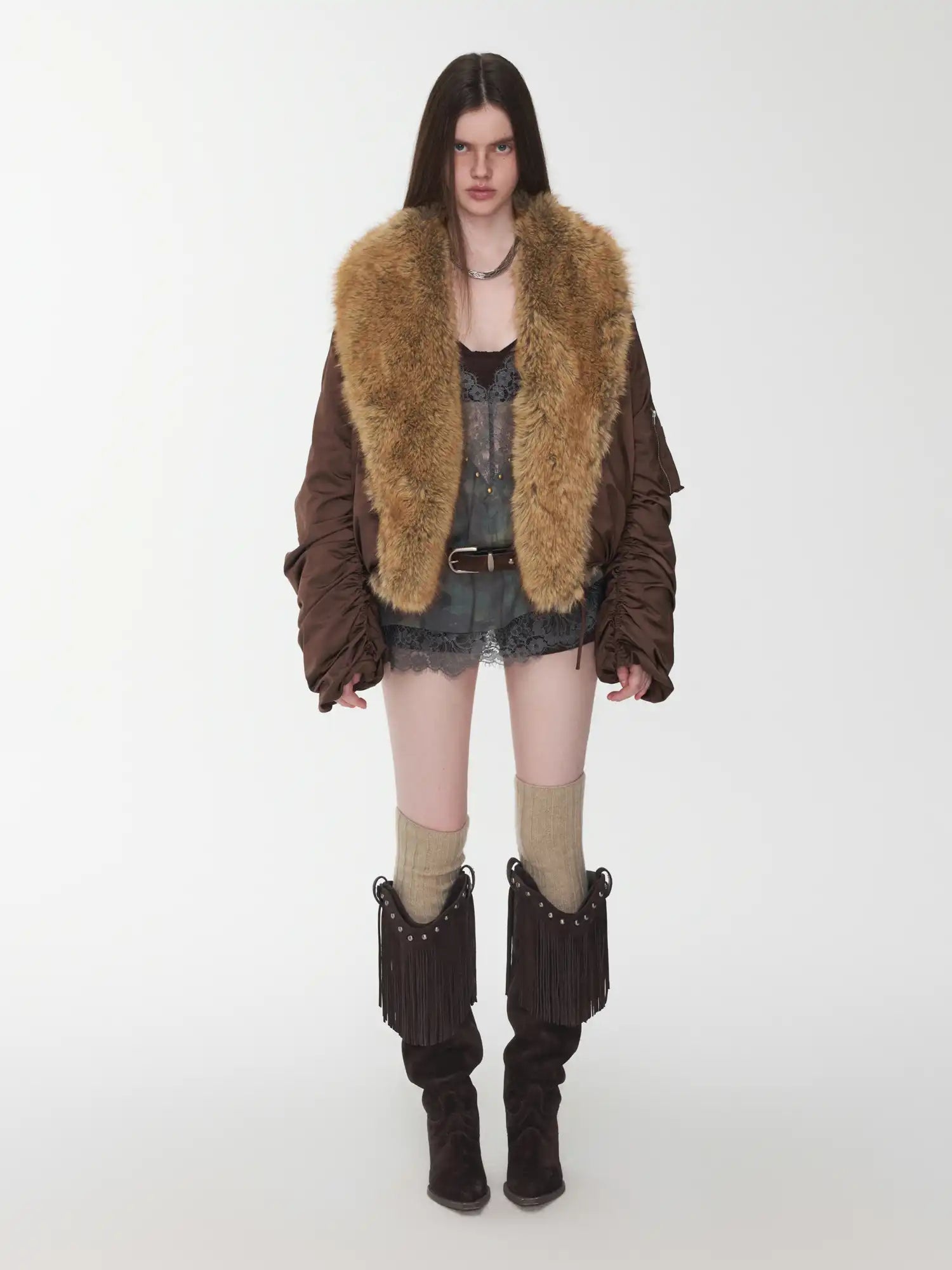 1Jinn Studio Workwear Style Fur Jacket | Canton Collective