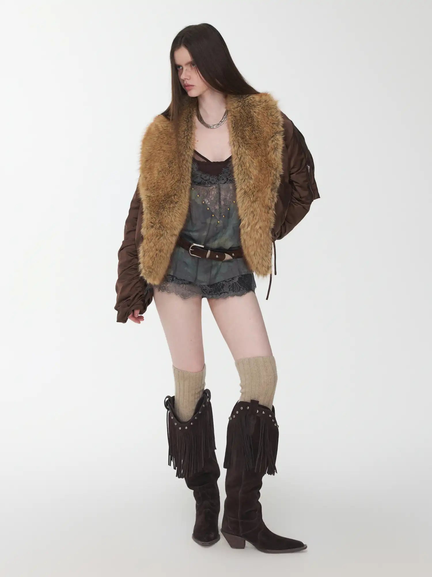 1Jinn Studio Workwear Style Fur Jacket | Canton Collective