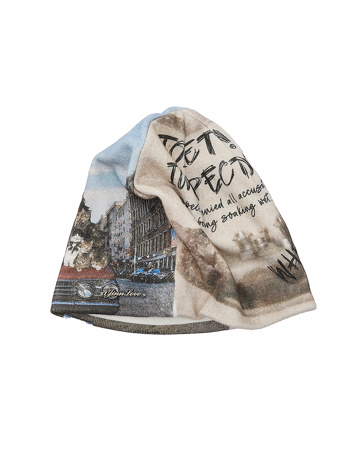 1Jinn Studio Y2K 2000s Graphic Slouch Beanie | Canton Collective