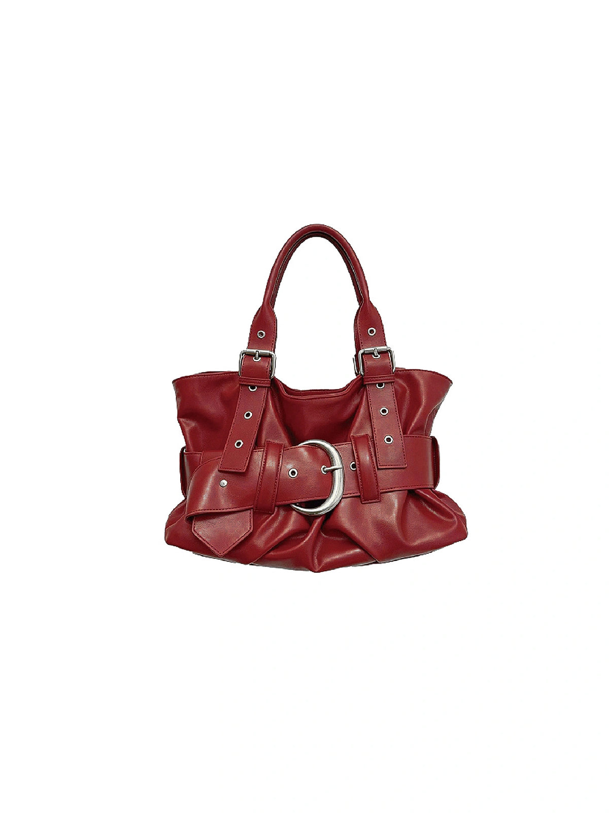 2HK TWO HOUR KEYYY Y2K Belt Buckle Leather Underarm Tote Bag | Canton Collective