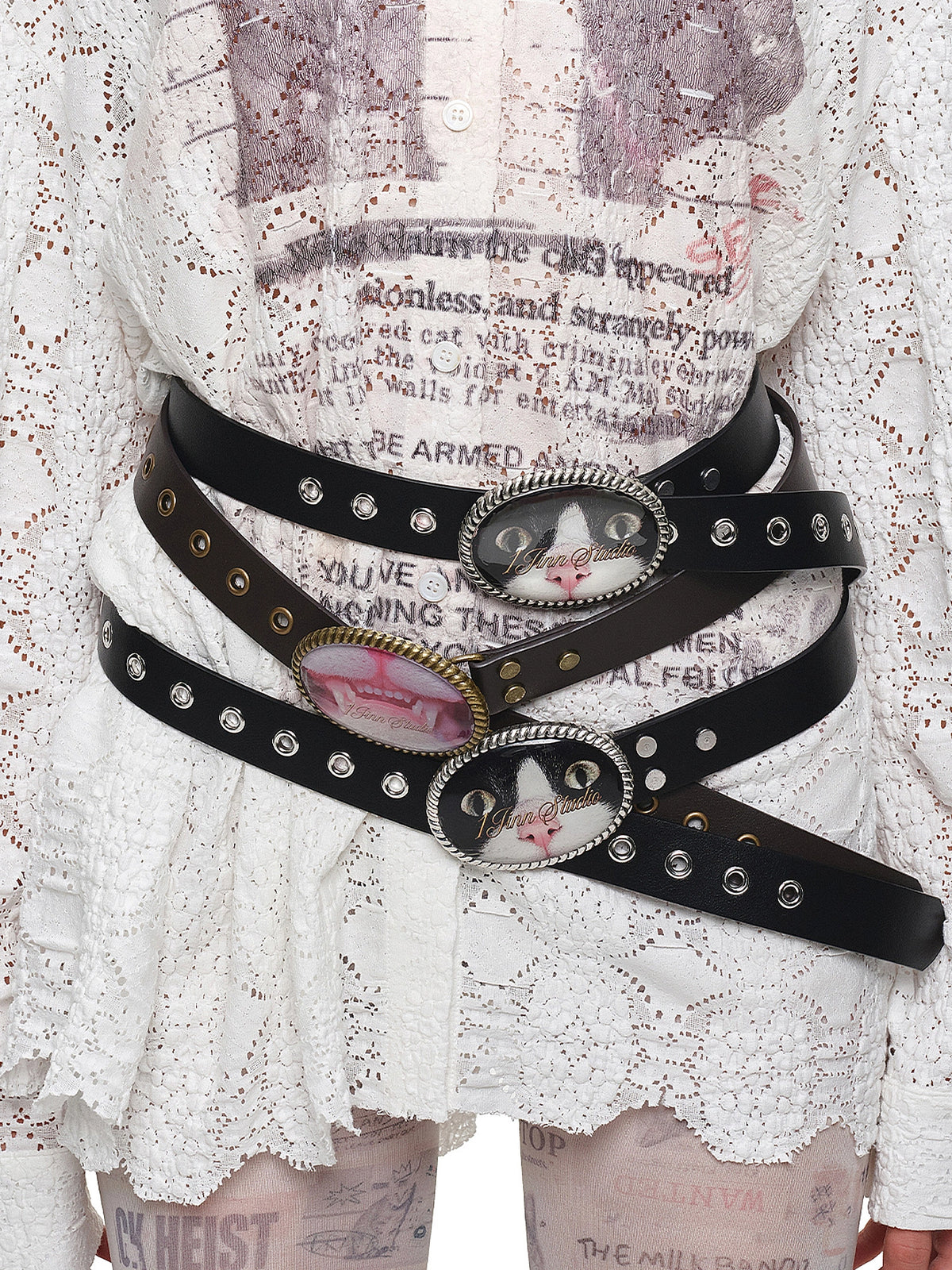 1Jinn Studio Y2K Cat PU Belt | Canton Collective