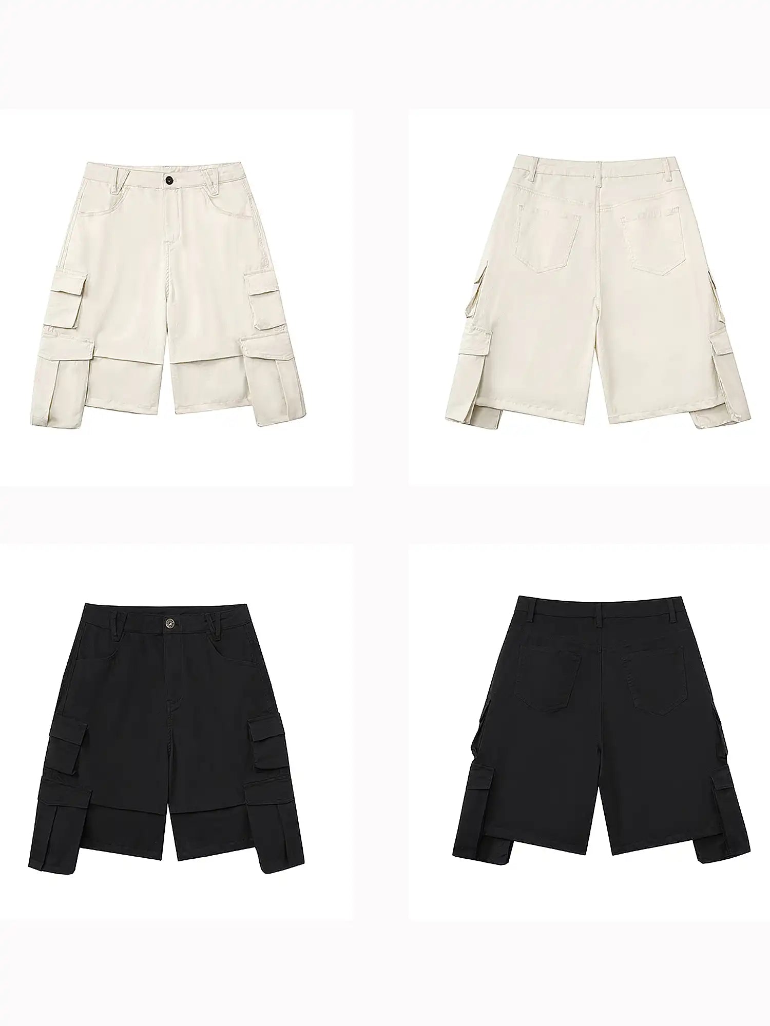 Deleteex Y2K Deconstructed Utility Bermuda Shorts | Canton Collective