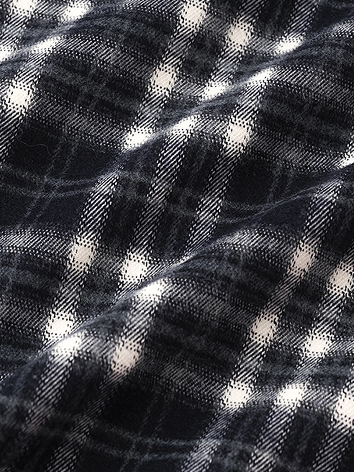 Deleteex Y2K Flannel Longline Long Sleeve Button Up Shirt | Canton Collective