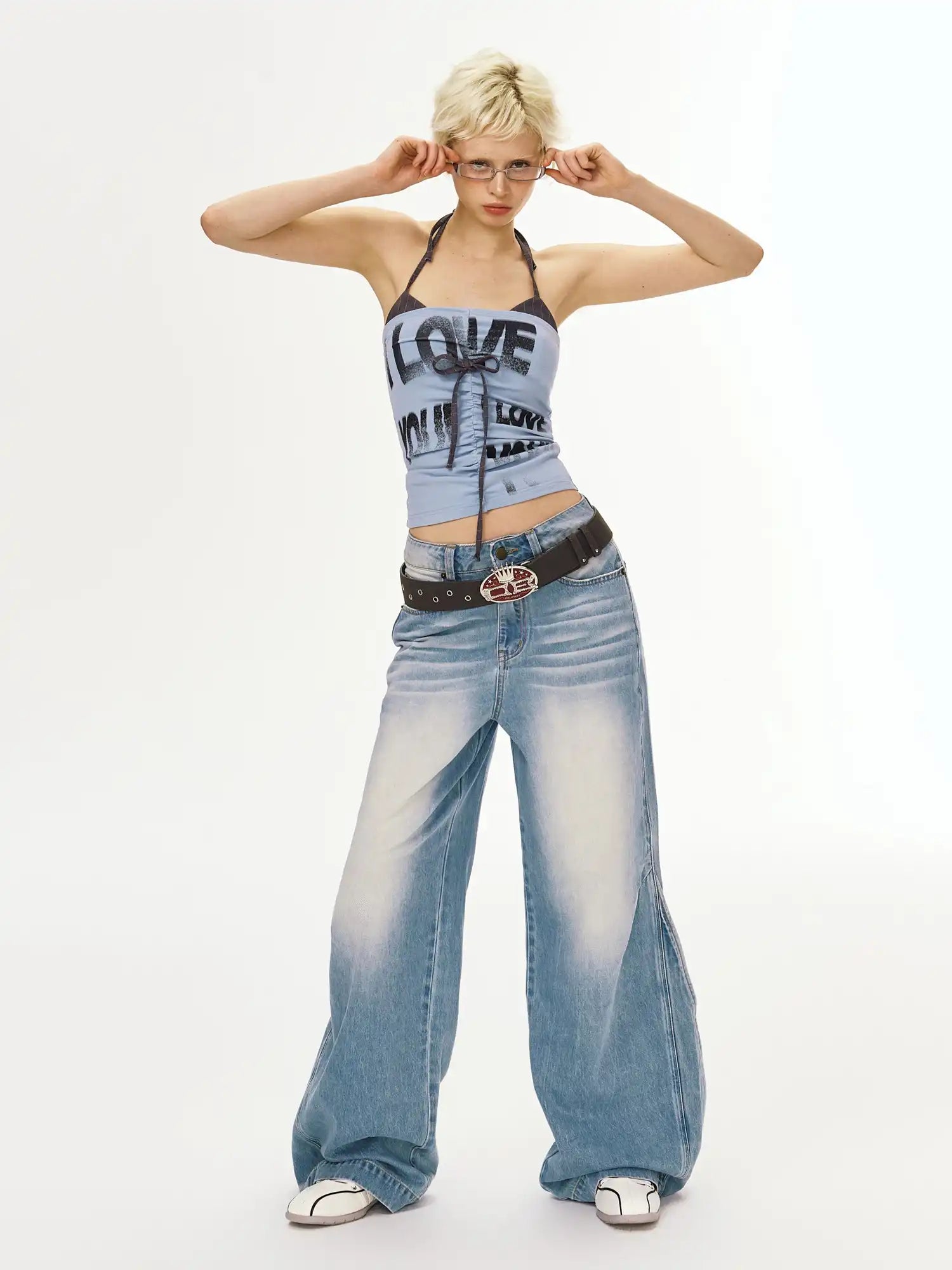 Deleteex Y2K LOVE Print Cami Top | Canton Collective