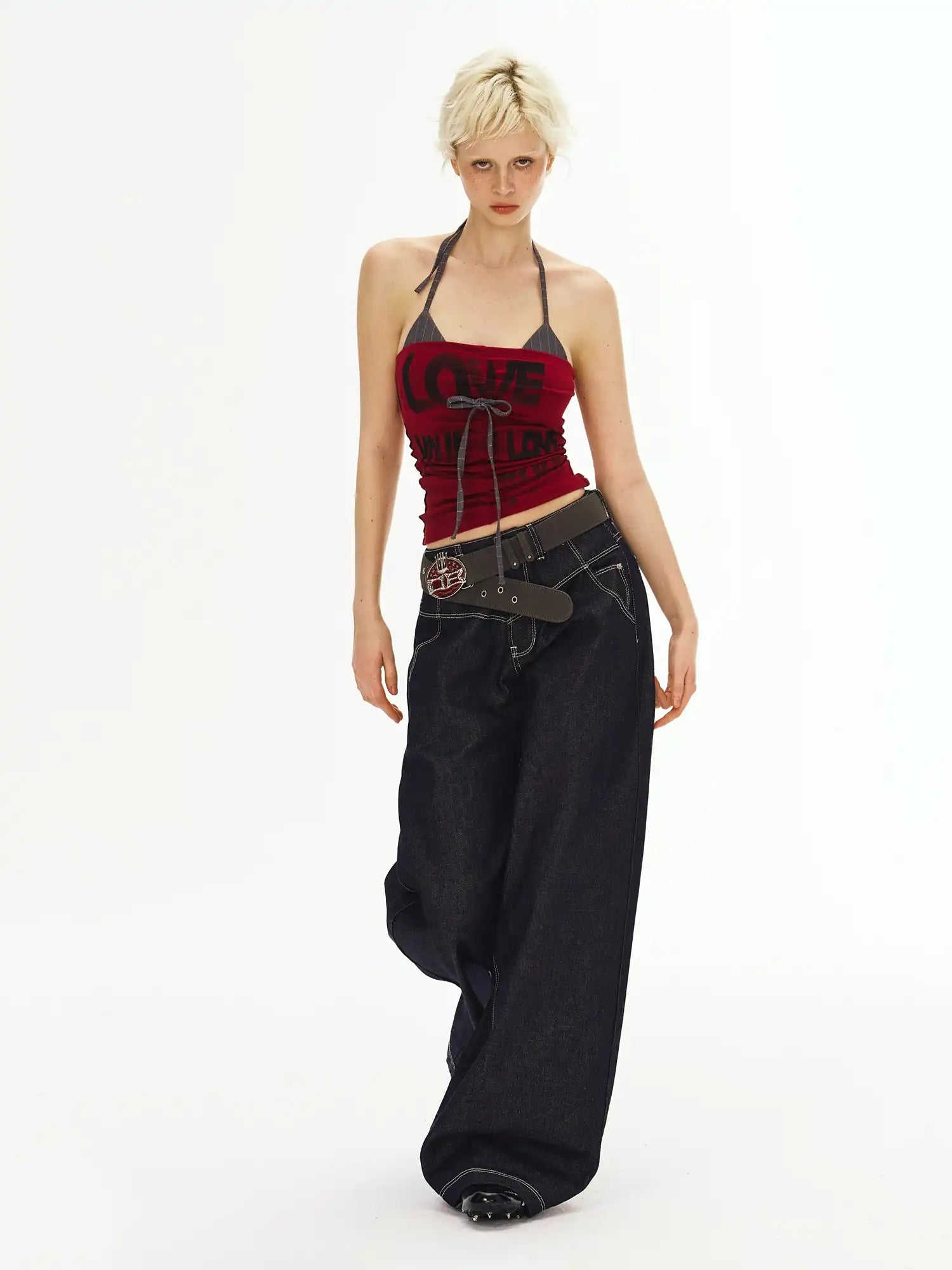 Deleteex Y2K LOVE Print Cami Top | Canton Collective