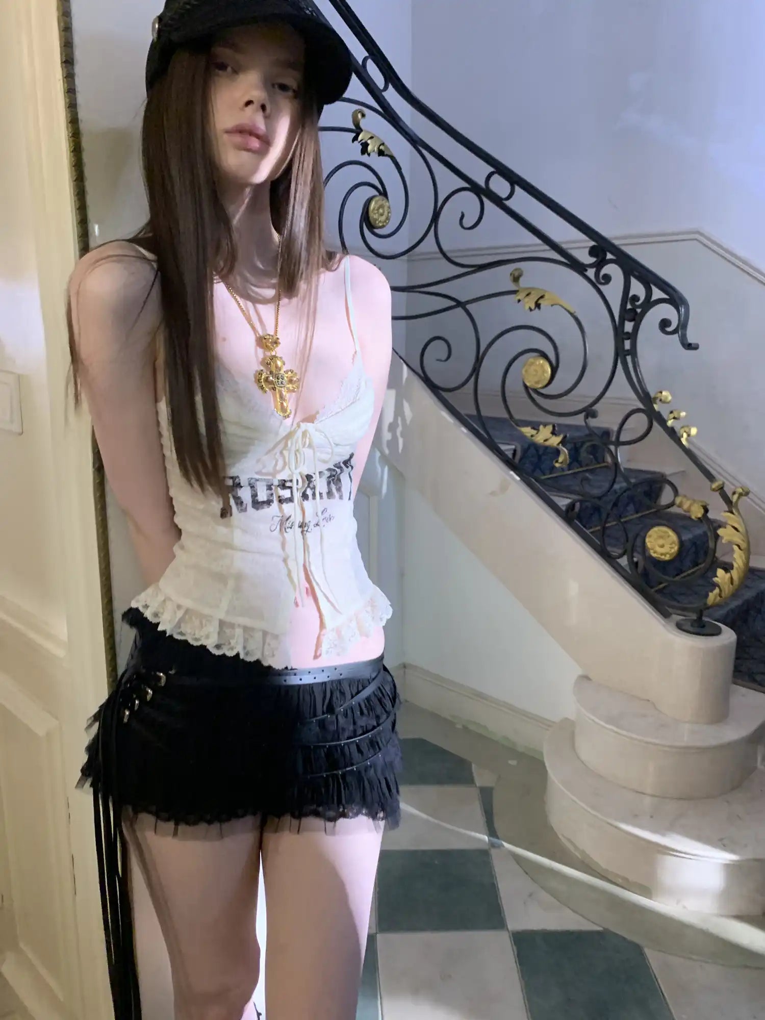 1Jinn Studio Y2K Lace Cake Bloomer Shorts | Canton Collective