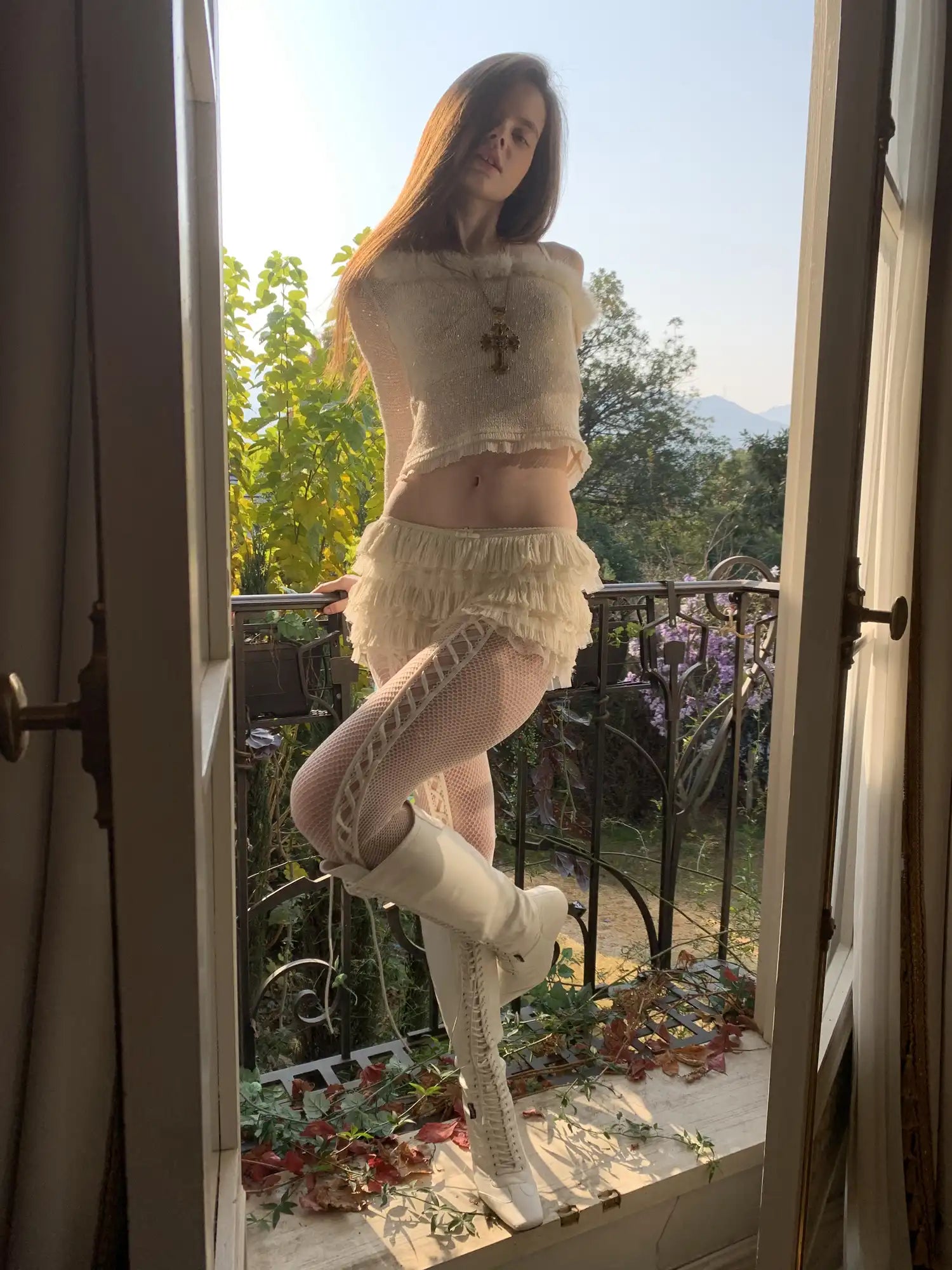 1Jinn Studio Y2K Lace Cake Bloomer Shorts | Canton Collective