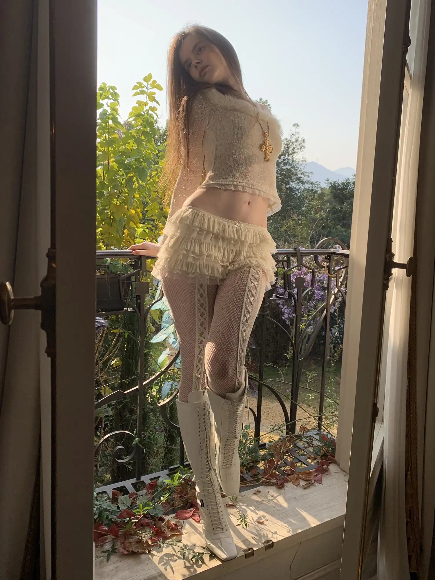 1Jinn Studio Y2K Lace Cake Bloomer Shorts | Canton Collective