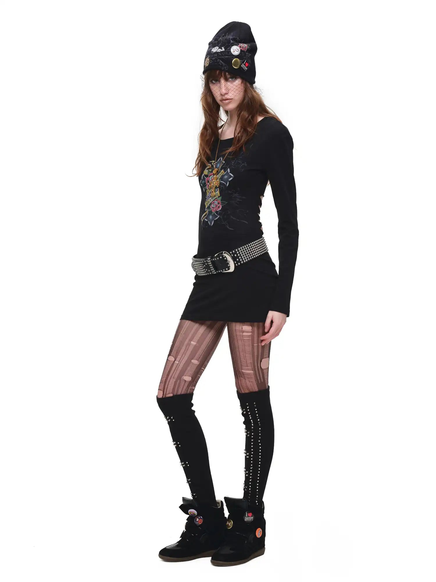 1Jinn Studio Y2K Long Sleeve Cut Out Back Top | Canton Collective