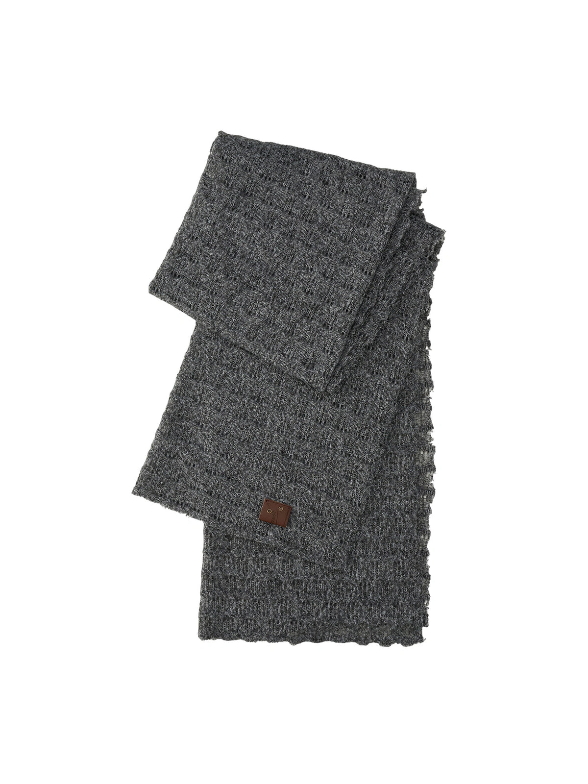 MAMC Y2K Long Textured Knit Scarf | Canton Collective
