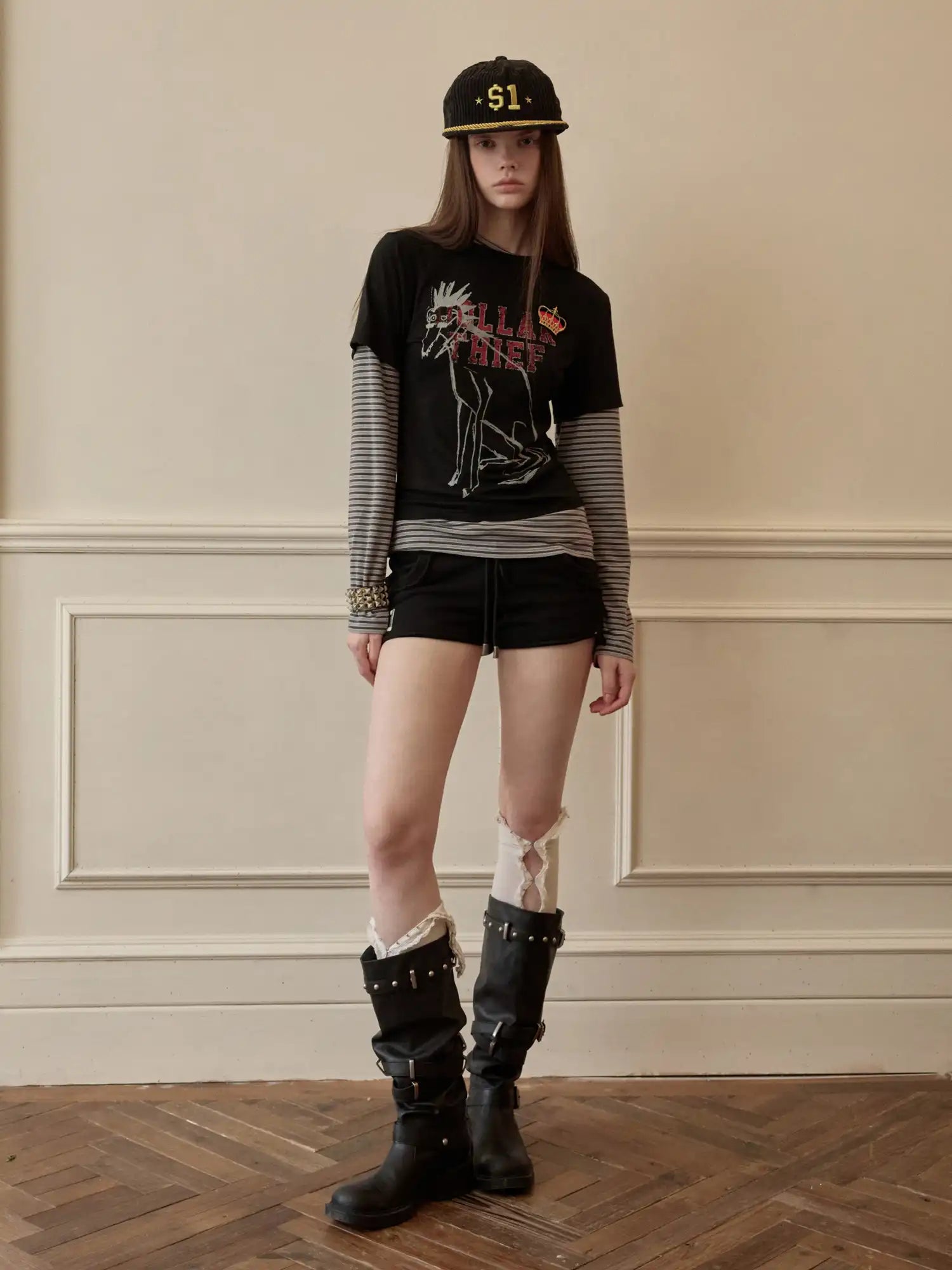 1Jinn Studio Y2K Low Rise Embroidered Camo Sweat Sexy Shorts | Canton Collective