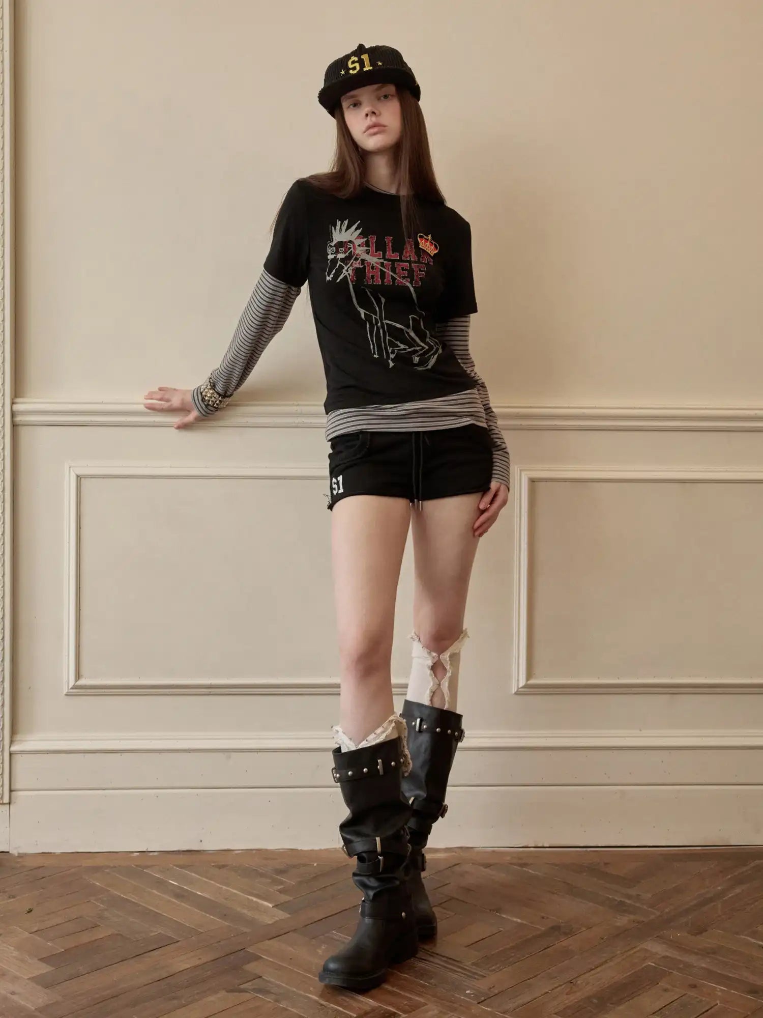 1Jinn Studio Y2K Low Rise Embroidered Camo Sweat Sexy Shorts | Canton Collective