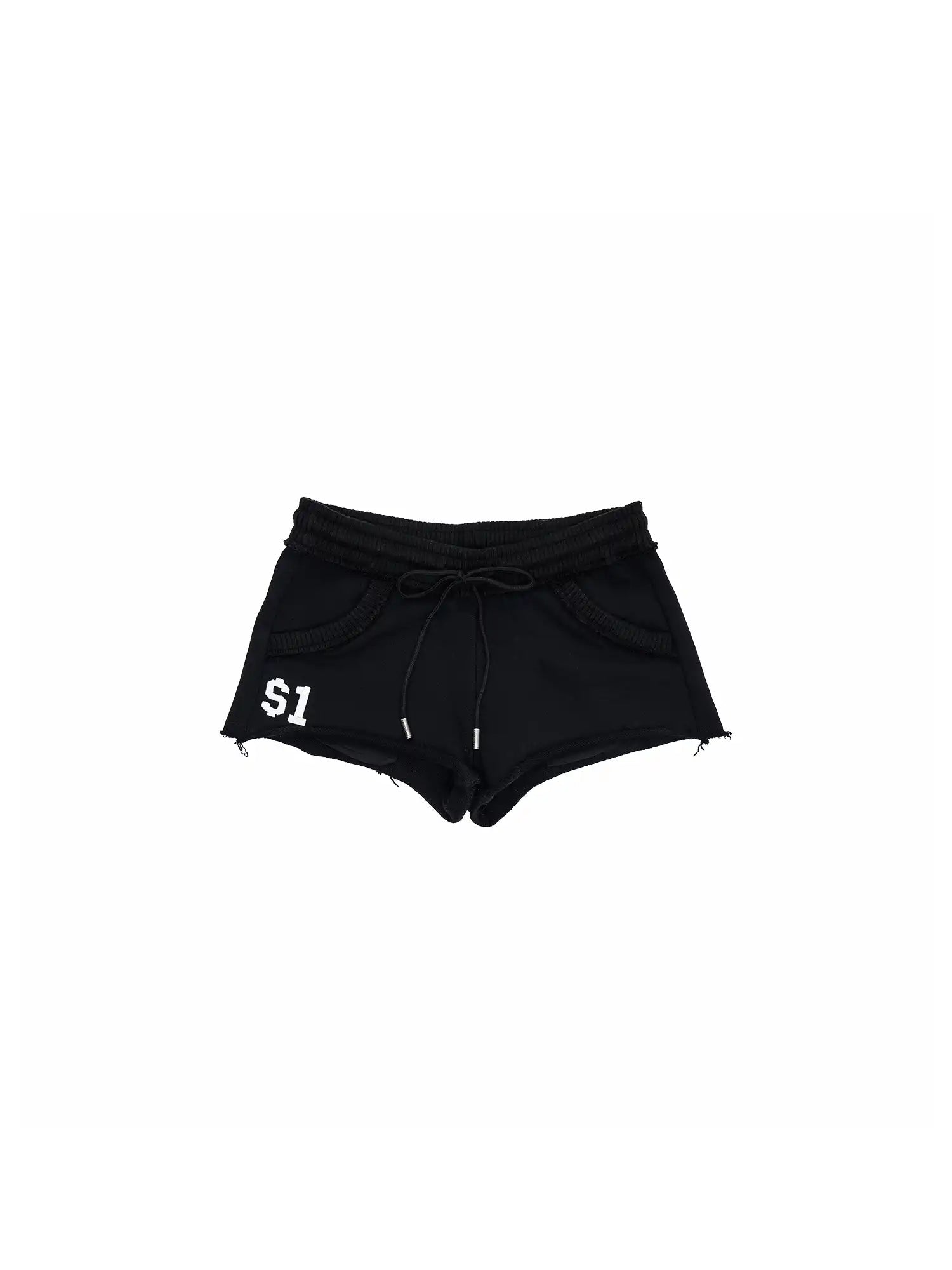 1Jinn Studio Y2K Low Rise Embroidered Camo Sweat Sexy Shorts | Canton Collective