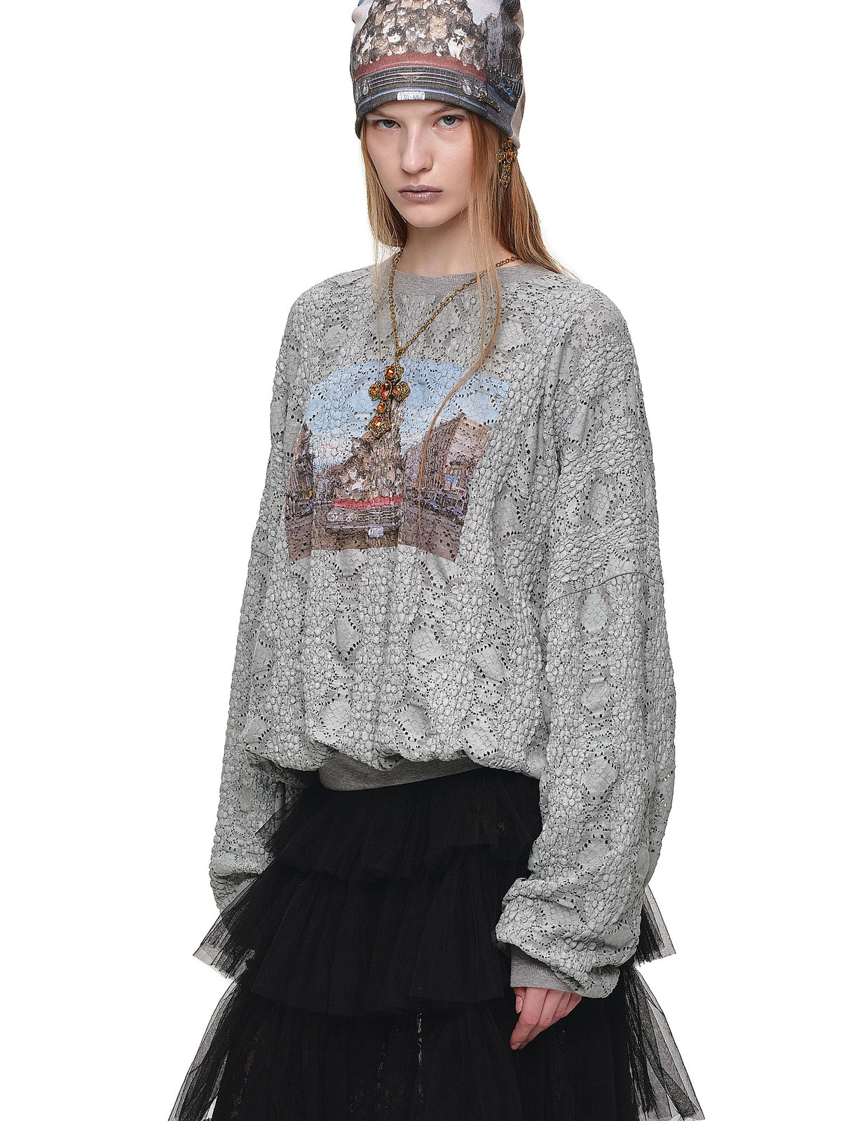 1Jinn Studio Y2K Oversized Bubble Hem Sweatshirt | Canton Collective
