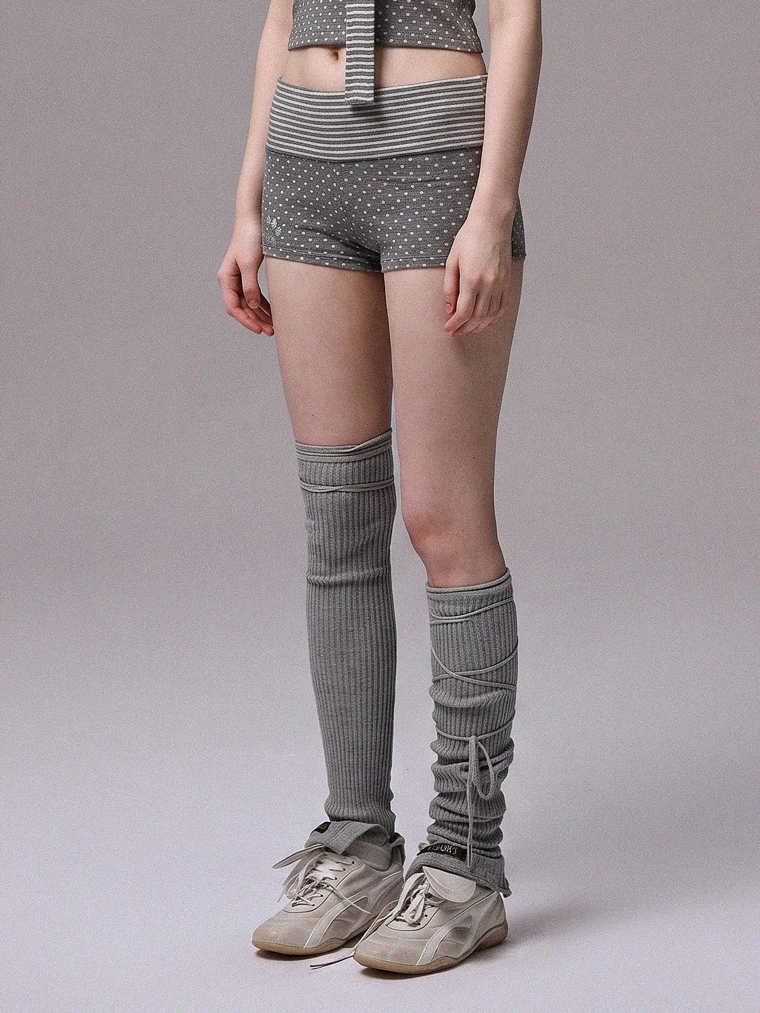 CantonCollective Design Y2K Polka Dot Foldover Shorts | Canton Collective