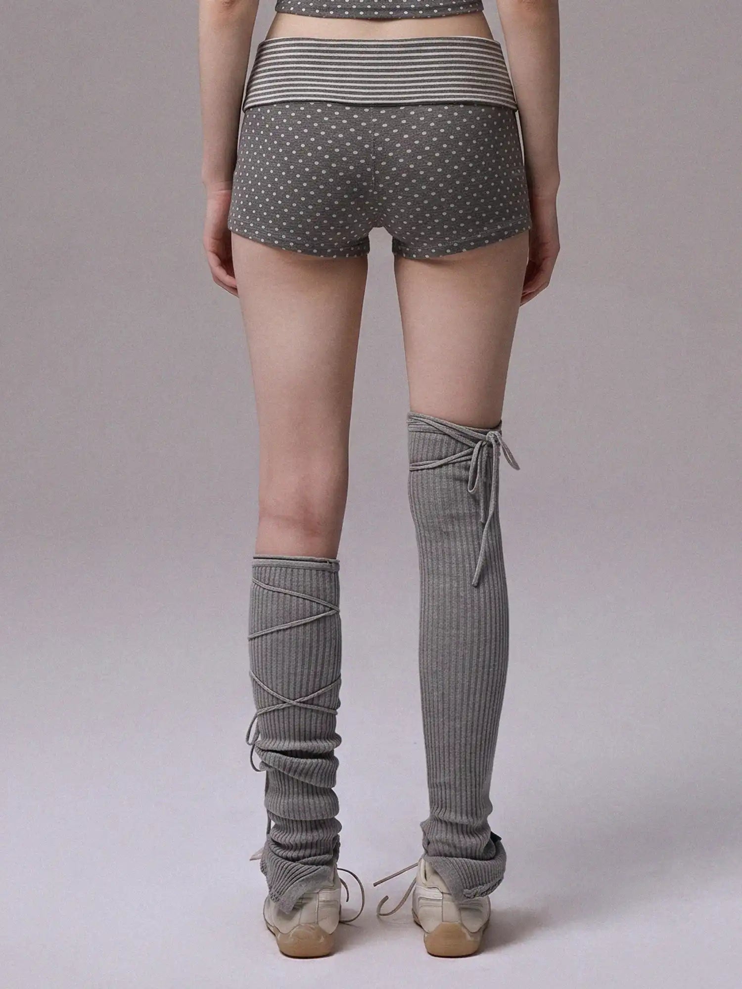 CantonCollective Design Y2K Polka Dot Foldover Shorts | Canton Collective